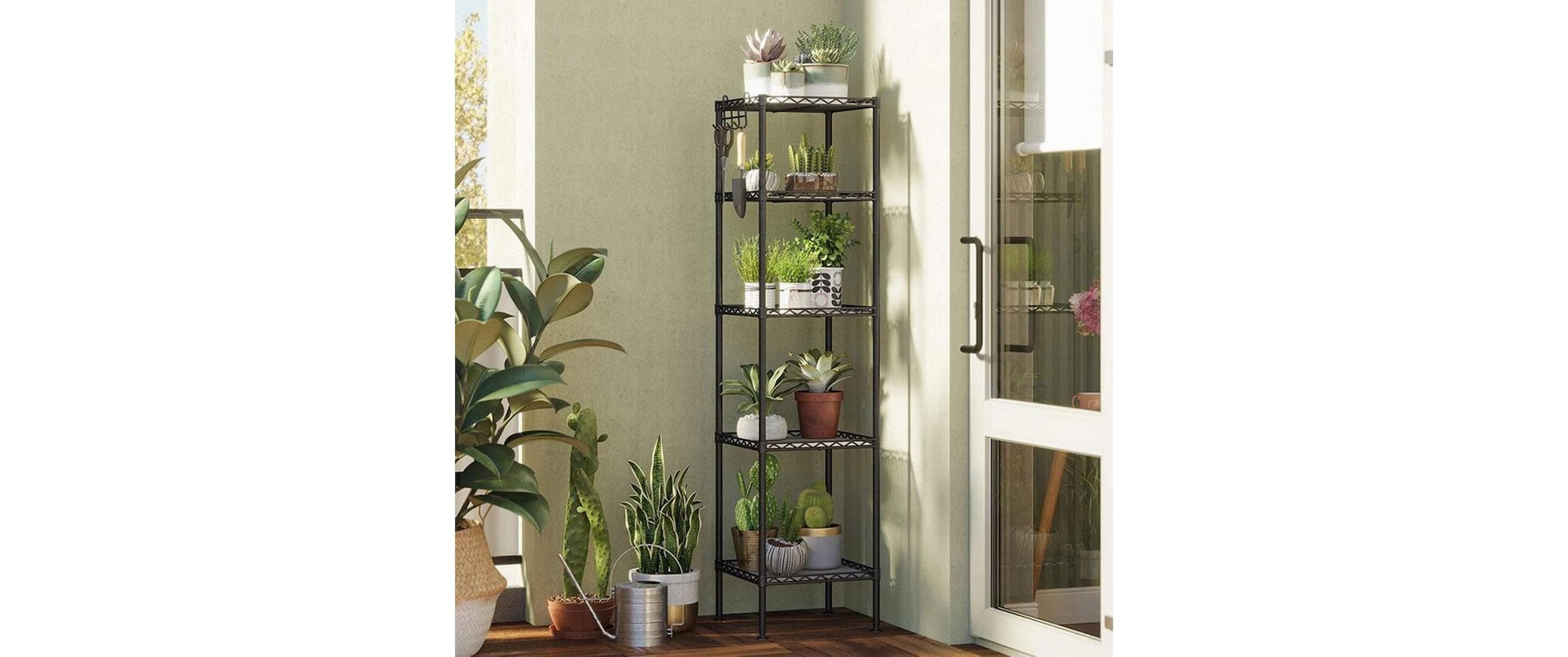 SONGMICS Regal »mit 5 Ebenen 30 x 30 x 121 cm«