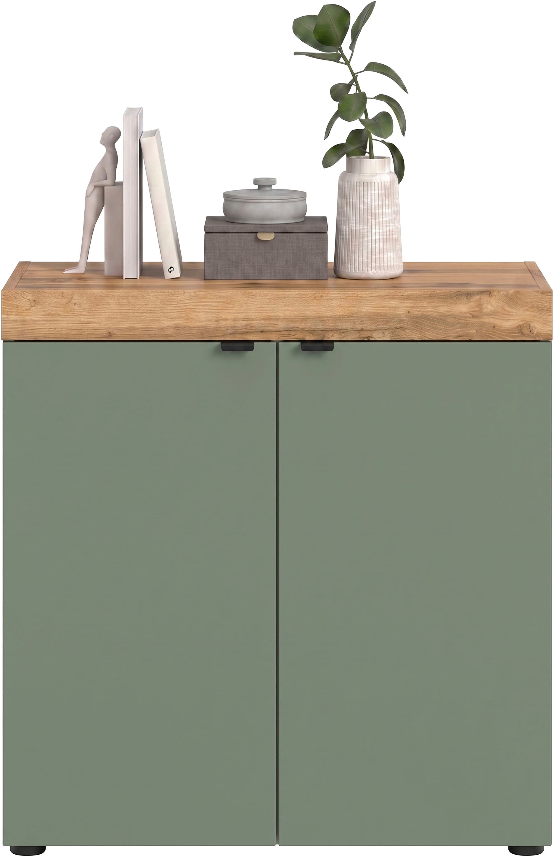 GOODproduct Commode »MAMBO II, Breite 77 cm, 2 Türen, 2 Einlegeböden« 1 cuis tlg. Commode, buffet, salon, chambre à coucher