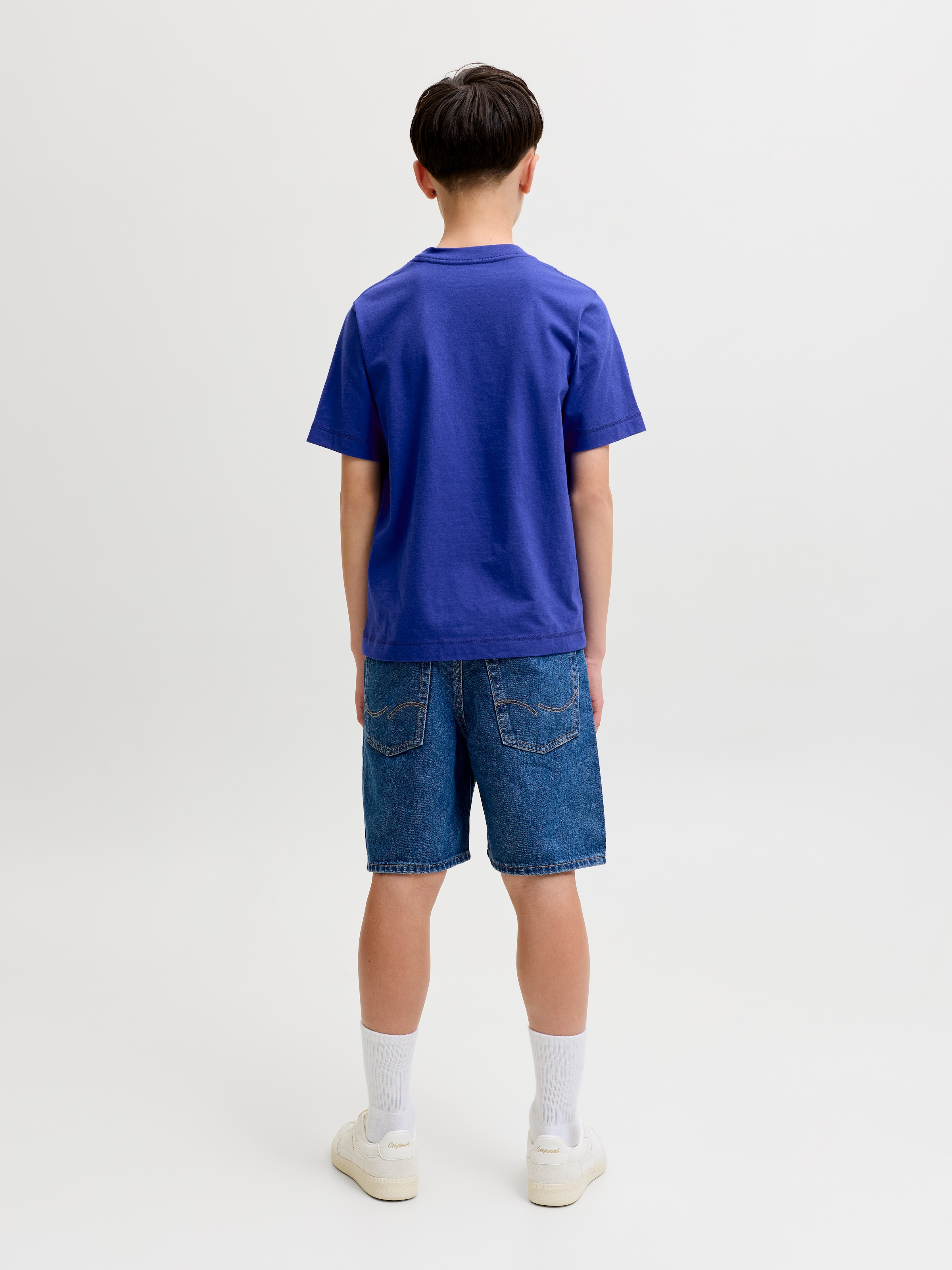 Jack & Jones Junior T-Shirt »JORNORREBRO EMB TEE SS CN NOOS JNR« Baumwolle, relaxed fit, Kurzarm