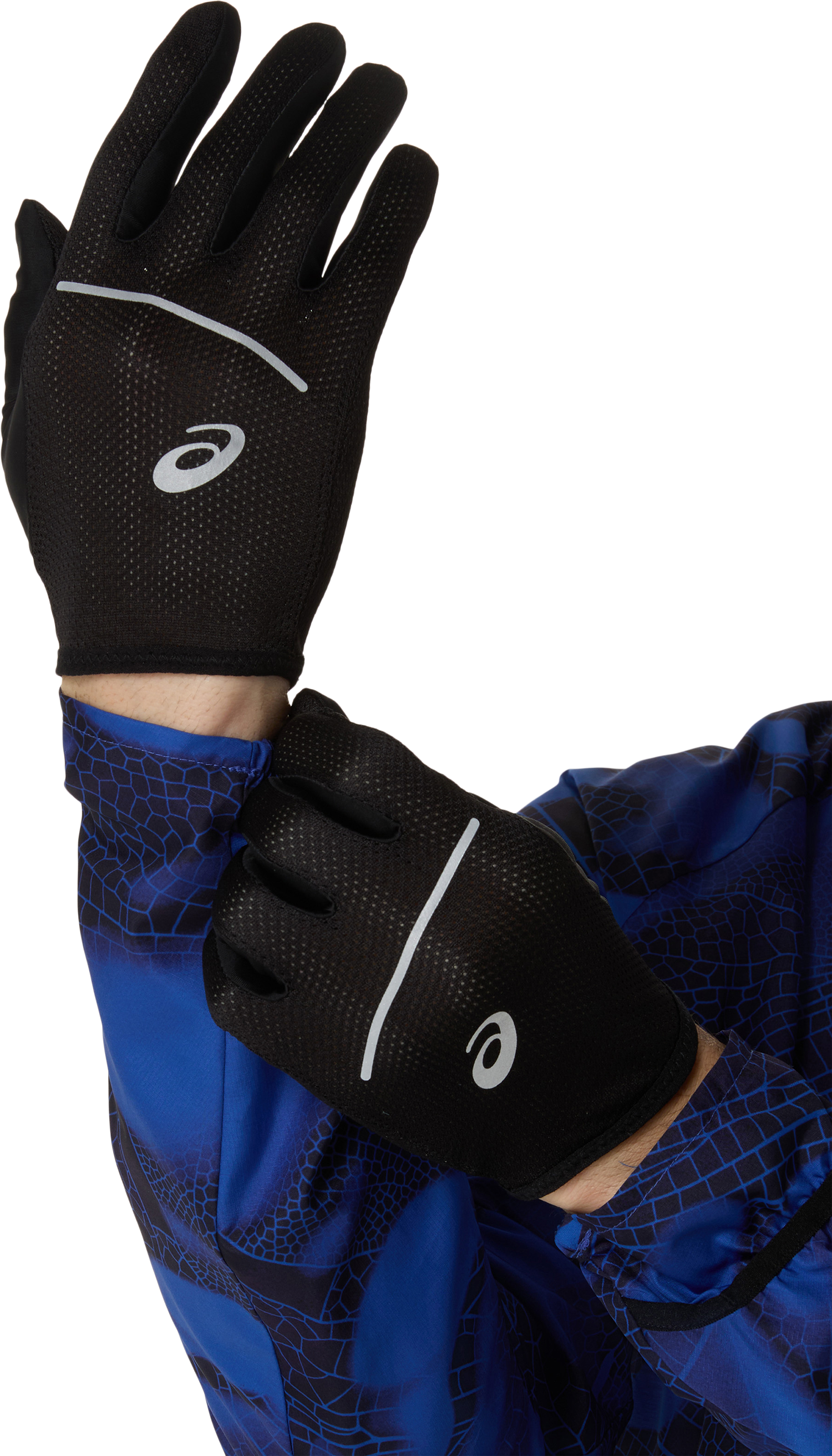 Asics Gants de course »PERFORMANCE RUN GLOVES« für kühles Wetter, atmungsaktiv, reflektierende Details