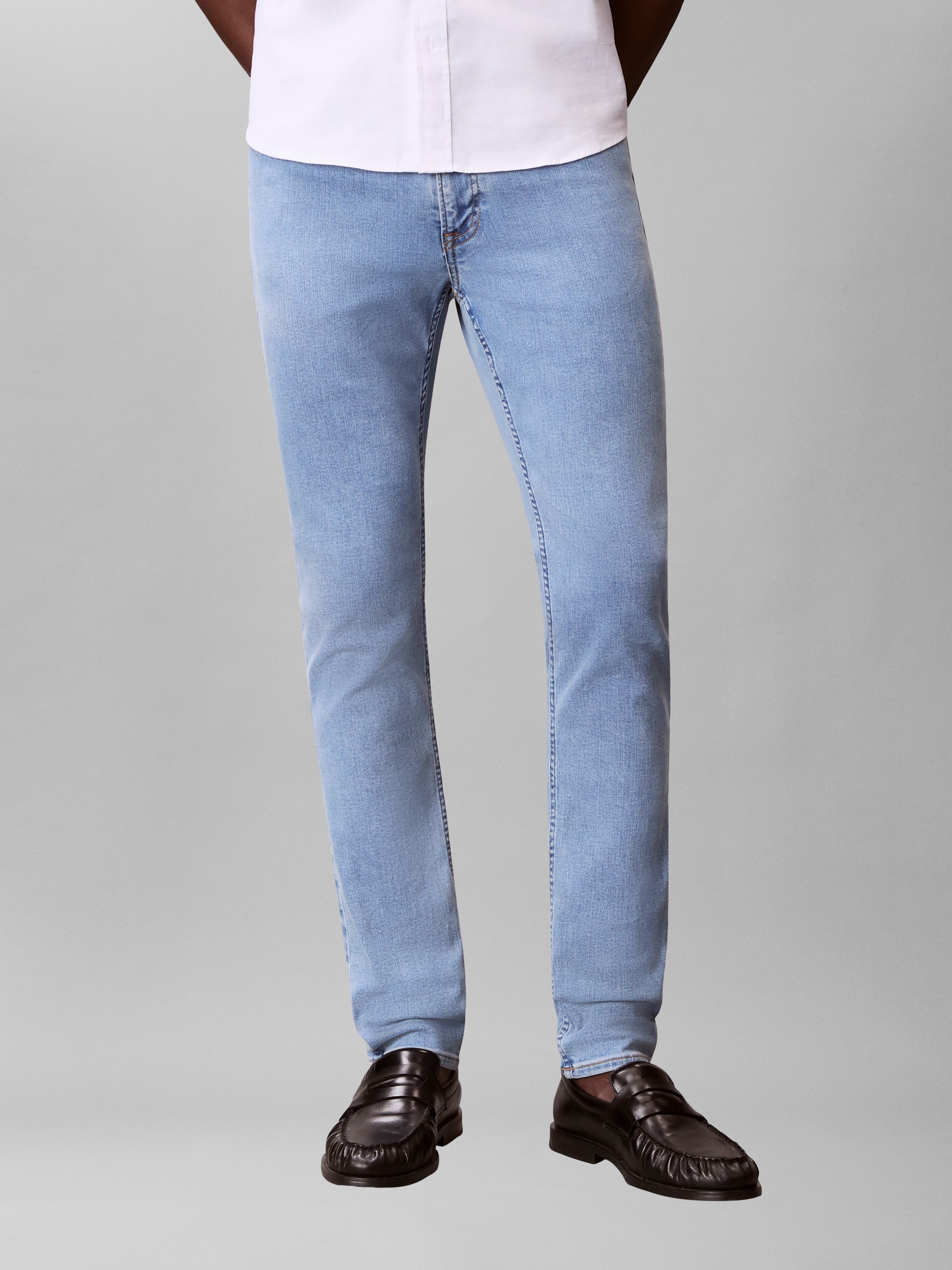 Calvin Klein Jeans Skinny-fit-Jeans »SKINNY« mit Leder-Badge