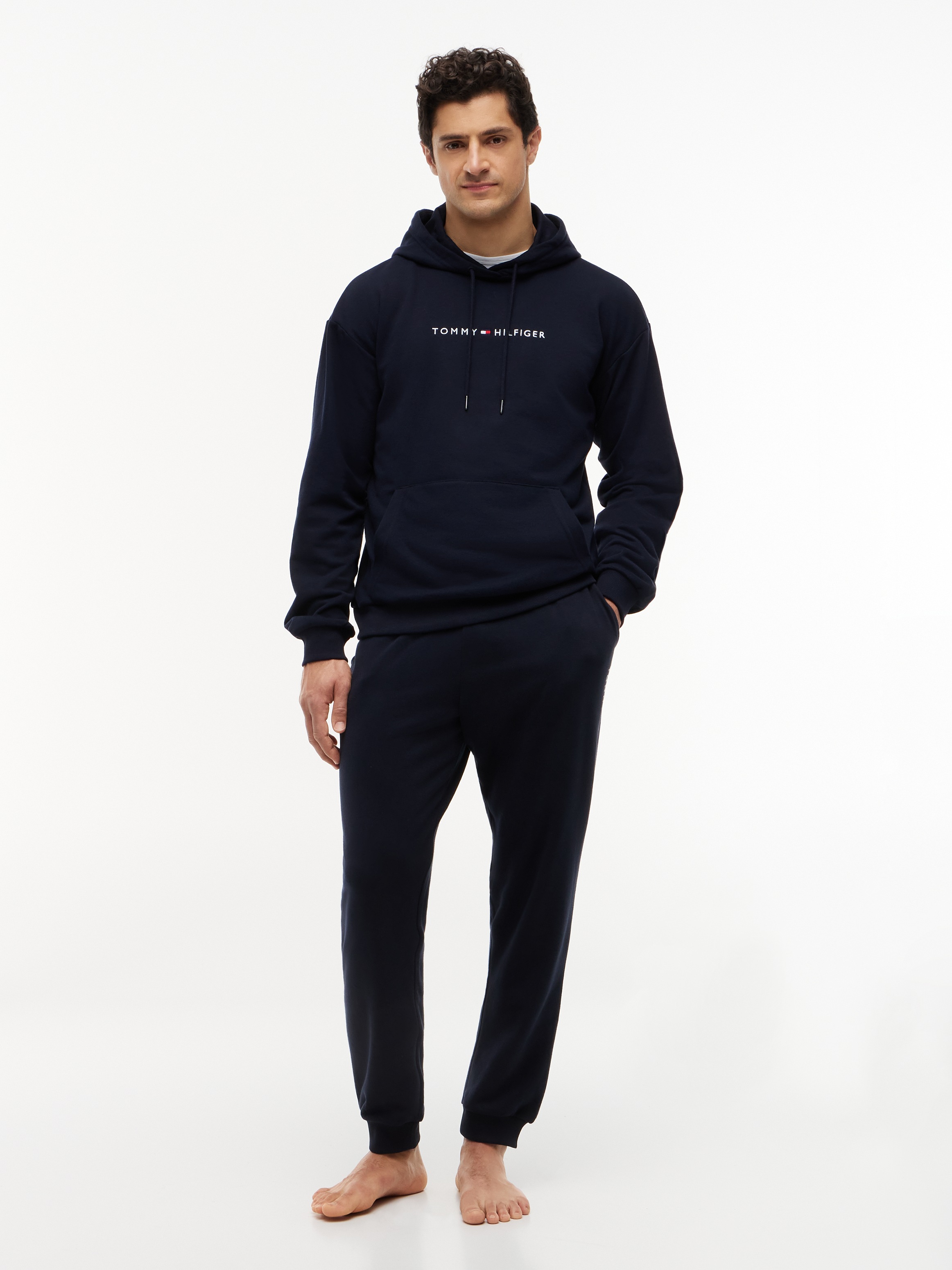 Tommy Hilfiger Underwear Hoodie , avec broderie, coupe Regular Fit, avec poche kangourou, design décontracté
