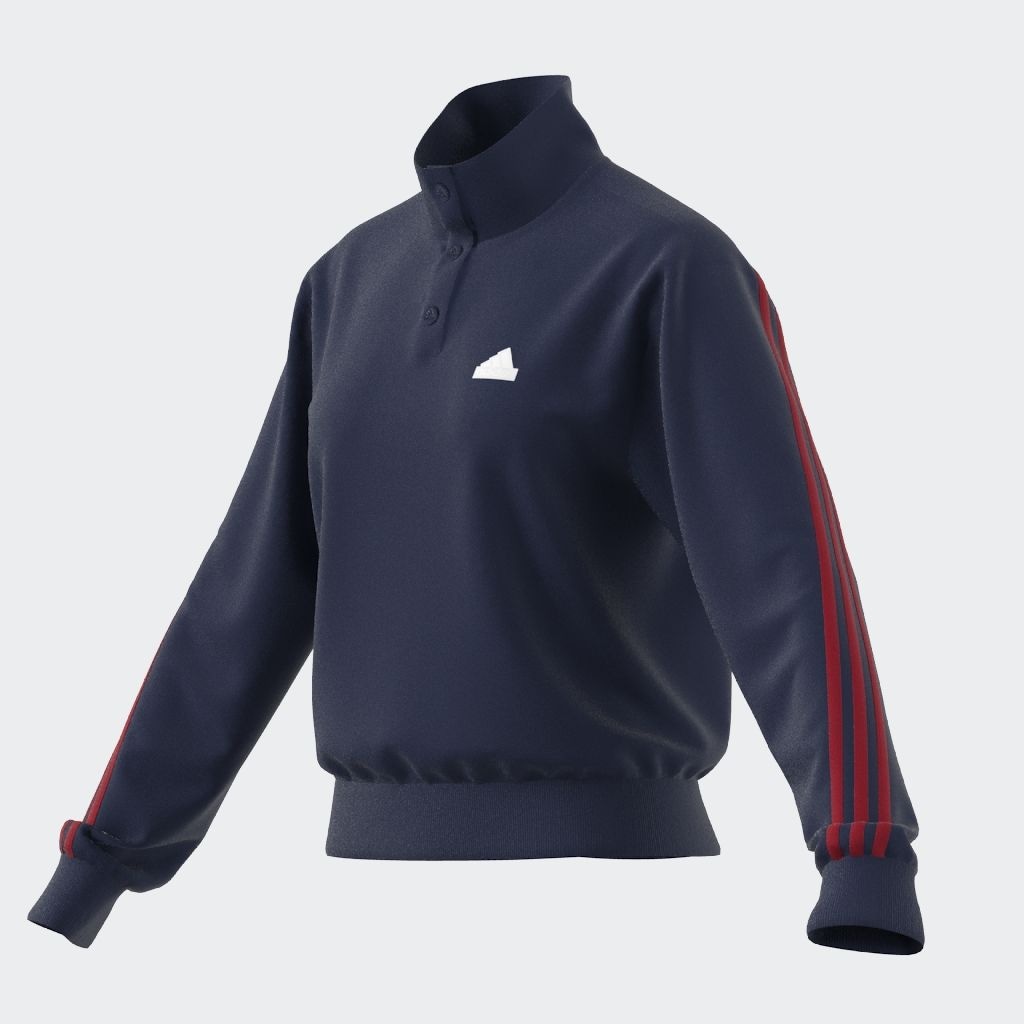 adidas Sportswear Sweatjacke »ICONIC WRAPPING 3-STREIFEN SNAP TRACK«