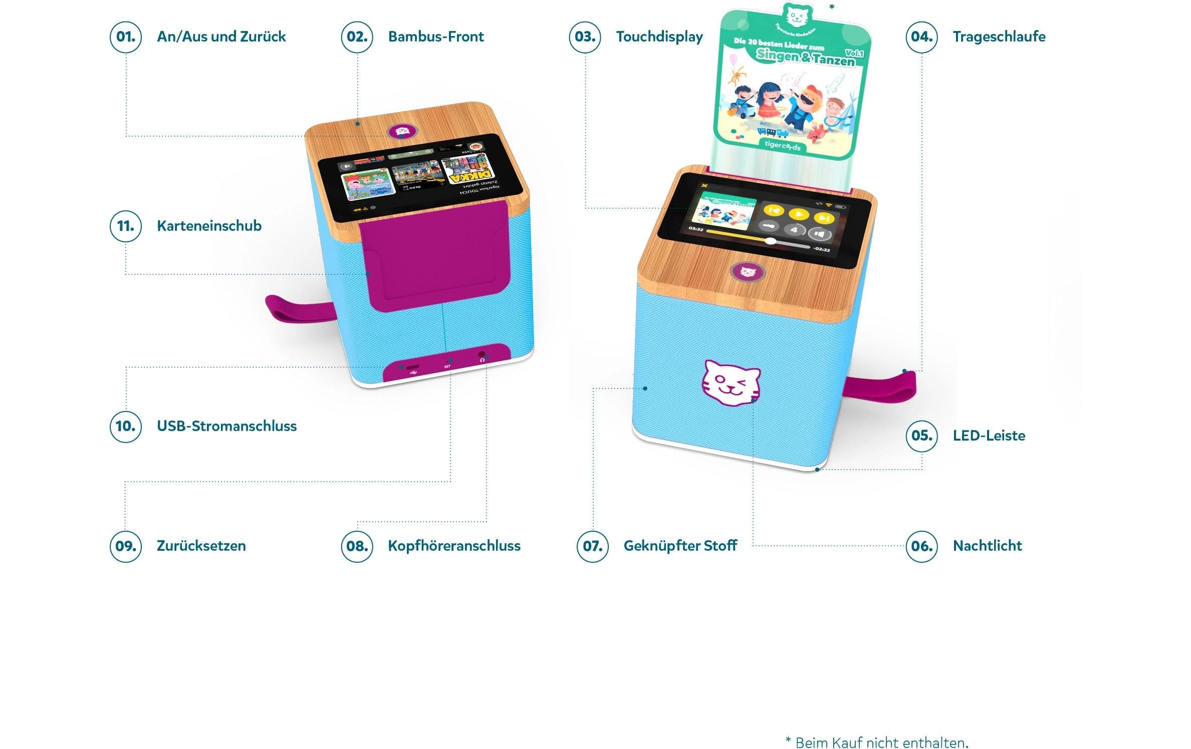 TigerMedia Hörspielfigur »Tigerbox Touch Plus Swiss Edition« Hörspiel-Box mit Touchdisplay