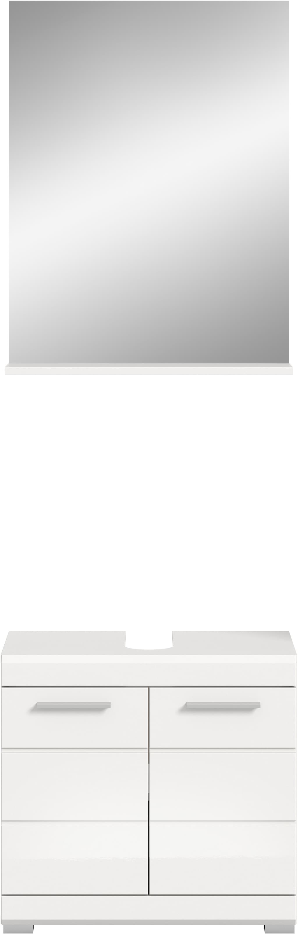 INOSIGN Badmöbel-Set »Siena, 2 teilig, bestehend aus: Waschbeckenunterschrank, Spiegel« Set, TOPSELLER!, 2 Stk. tlg.