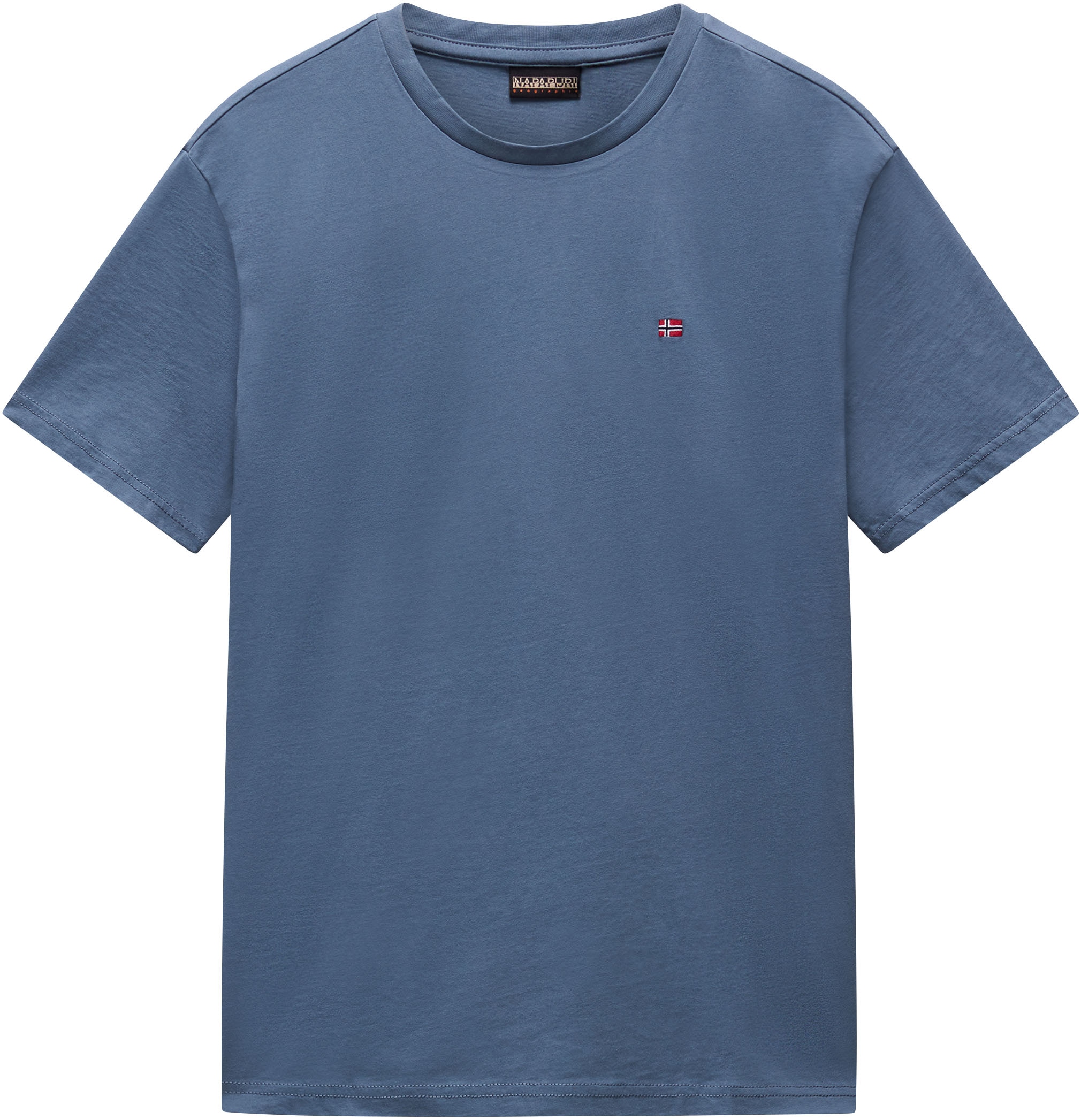 Napapijri T-Shirt »SALIS SS SUM SHARK SKIN HCB« Kurzarm, für sportliche und sommerliche Anlässe, Rundhalsausschnitt