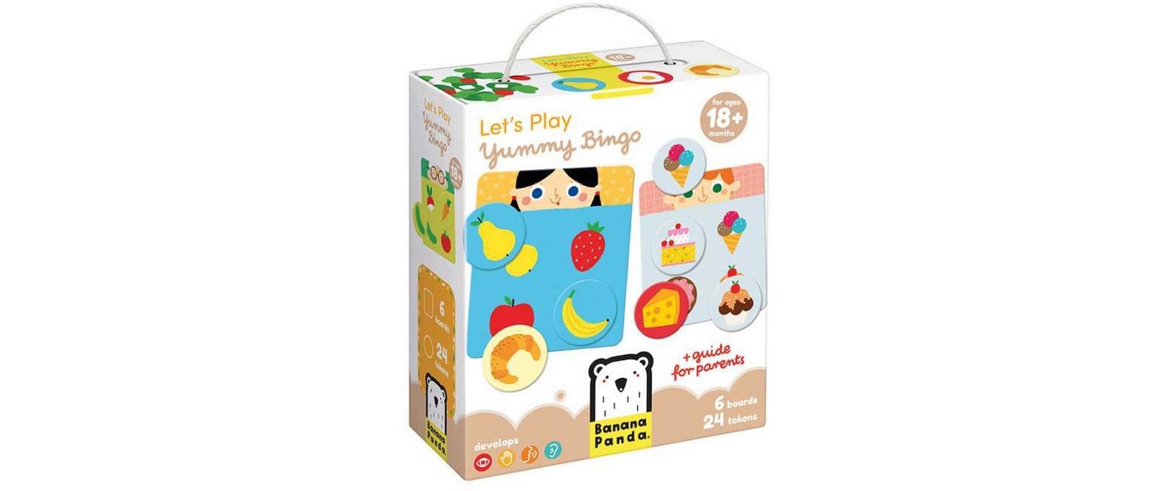   Jouets éducatifs »Banana Panda Kinderspiel Yummy Bingo Pappe 18m+«