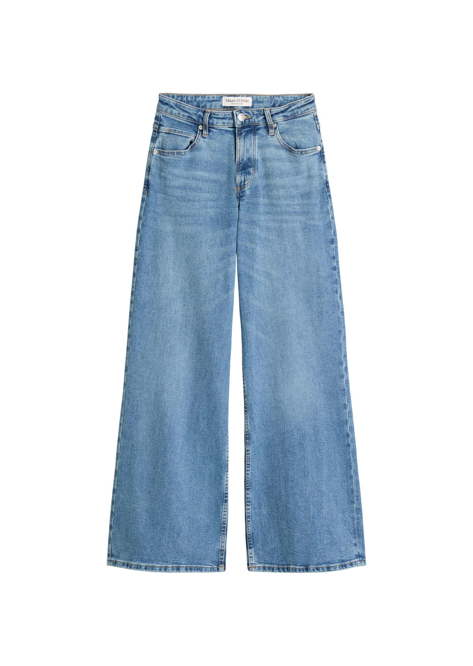 Marc O'Polo Relax-fit-Jeans »Model Lania wide aus Organic-Cotton-Polyester-Stretch«