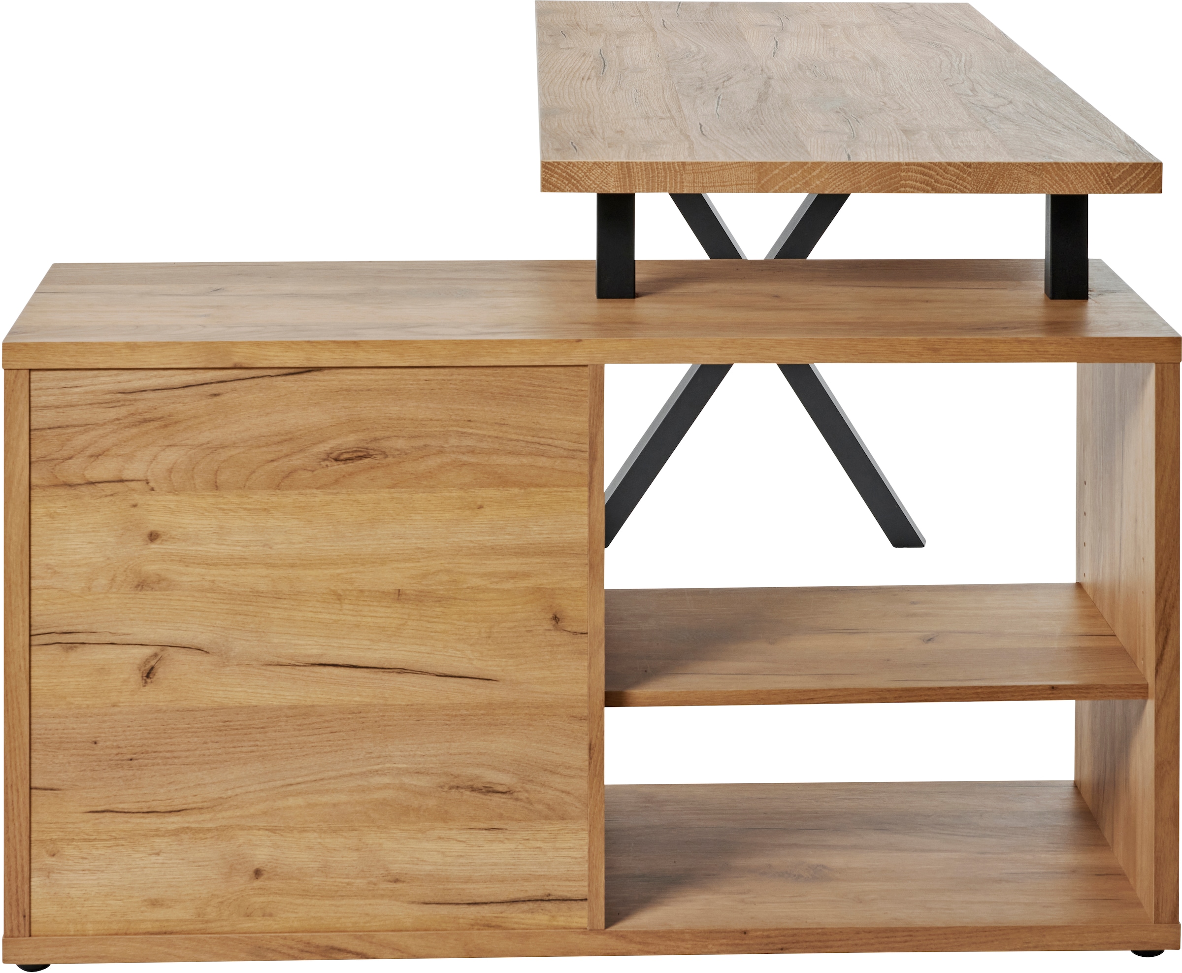 Jahnke Schreibtisch »X-TRA C 145 E« 1 Stk. tlg. Eckschreibtisch, wechselseitig montierbar, X-Gestell
