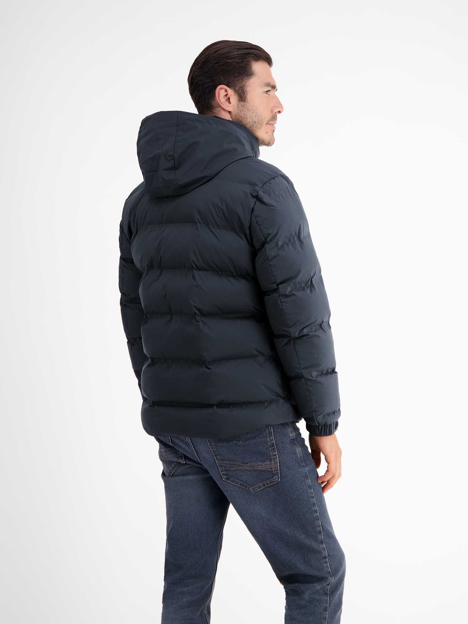 LERROS Veste matelassée »Warm gefütterter Steppblouson mit versteckter Kapuze« avec capuche