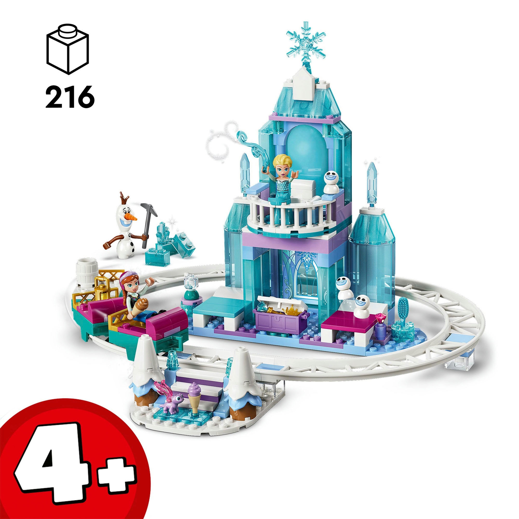 LEGO® Pions de construction »Elsas Schlittenfahrt um den Eispalast (43281), LEGO Disney Princess« Made in Europe