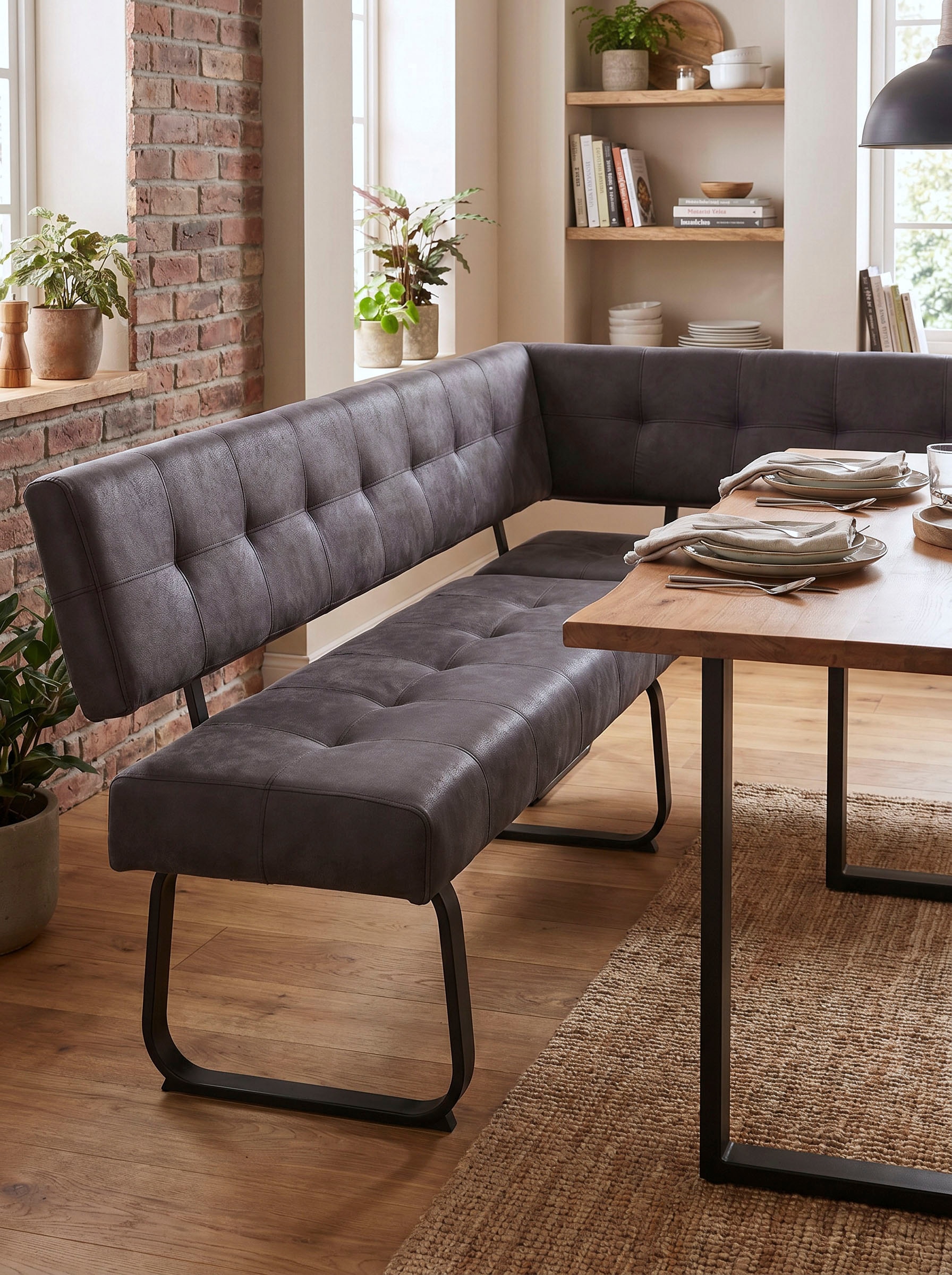 HELA Banc d'angle »LUISE Polsterbank Esszimmer« avec rembourrage à ressorts