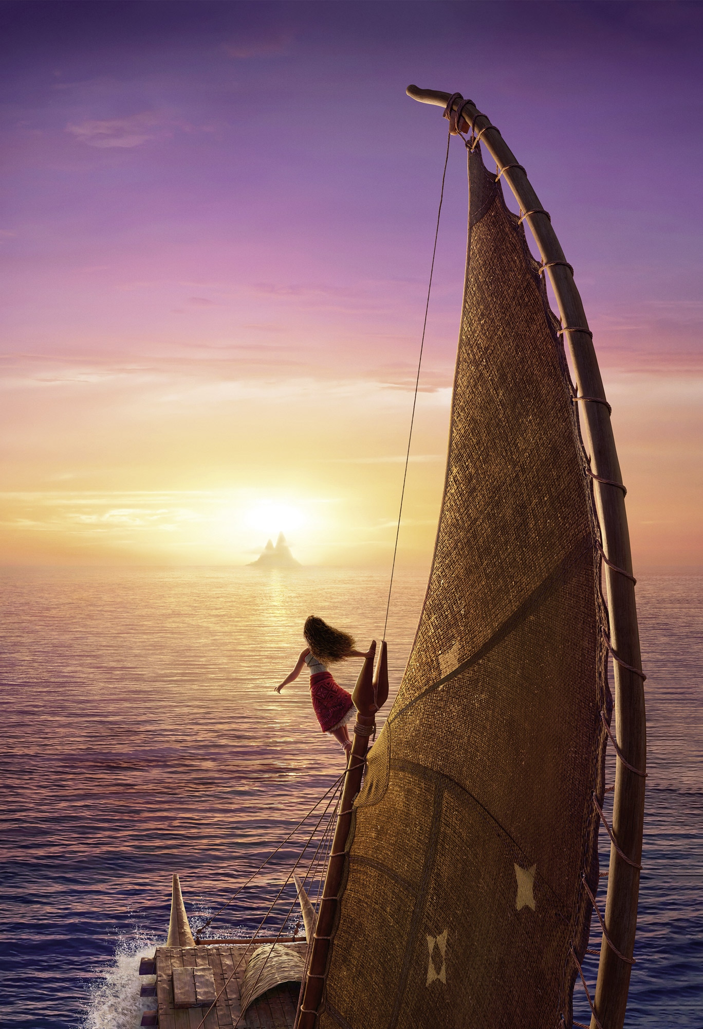 Komar Leinwandbild »Disney Moana 2 To the Horizon« Disney 1 Stk. tlg. 60 x 90 cm (Breite x Höhe) - Kinderzimmer, Dekoration