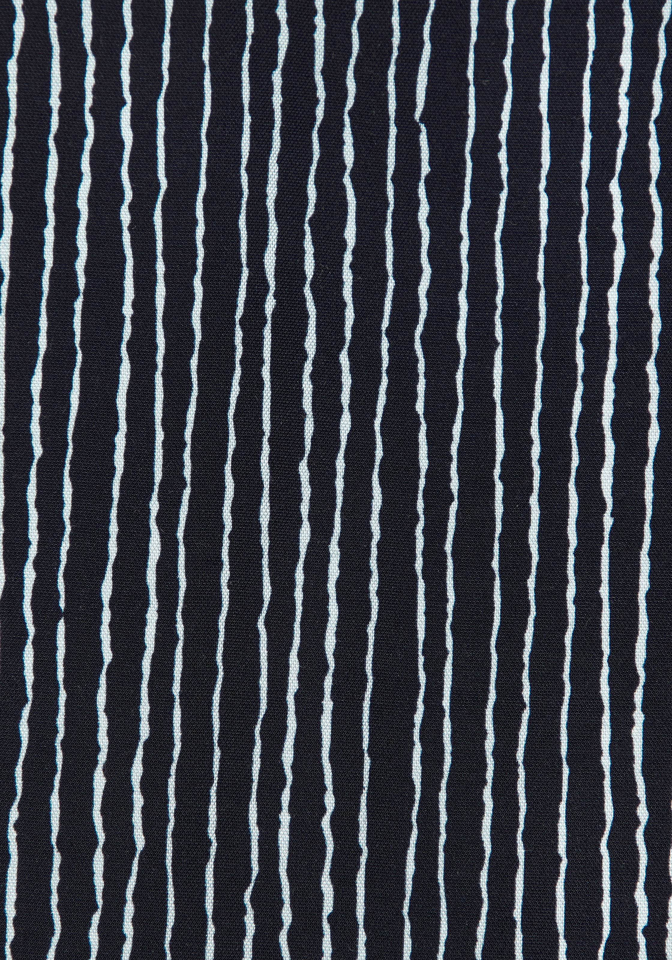 Vivance Kurzarmbluse mit Zierdetail am Ausschnitt, Druckbluse