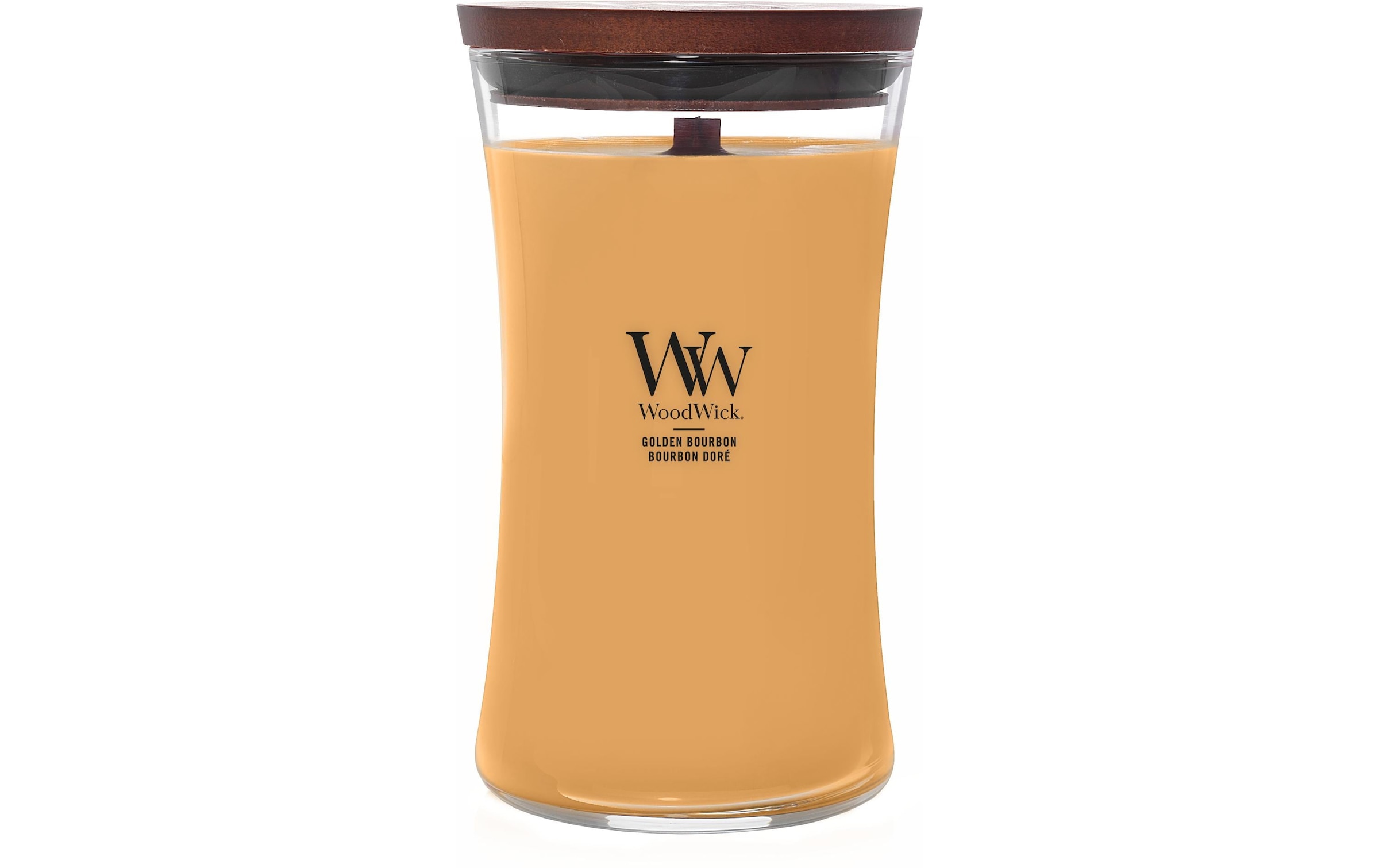 Woodwick Duftkerze »Golden Bourbon Large Jar«