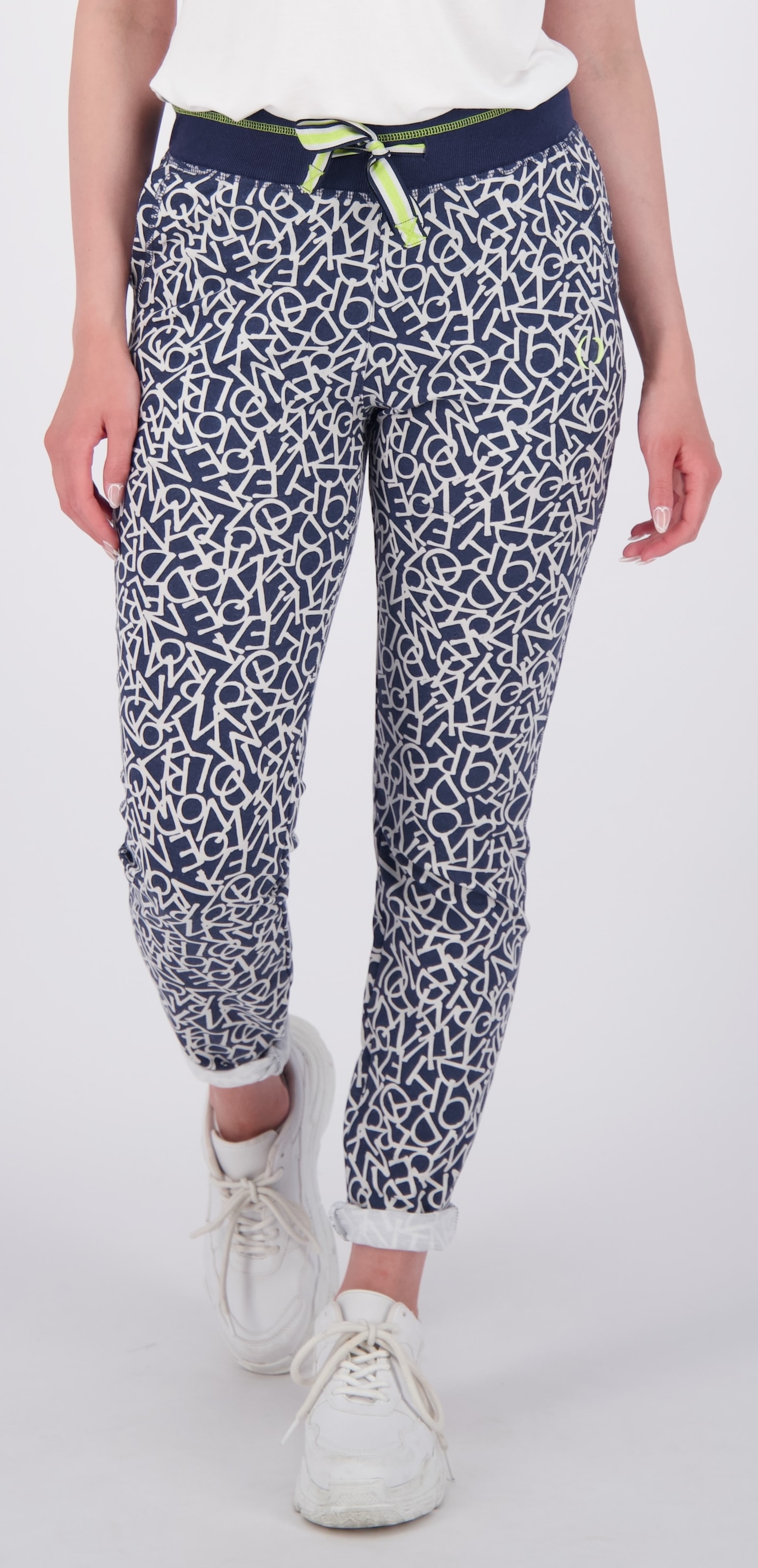 LPO Sweathose »ADA WOMEN«  elastischer Bund, Kordelzug, Allover Print