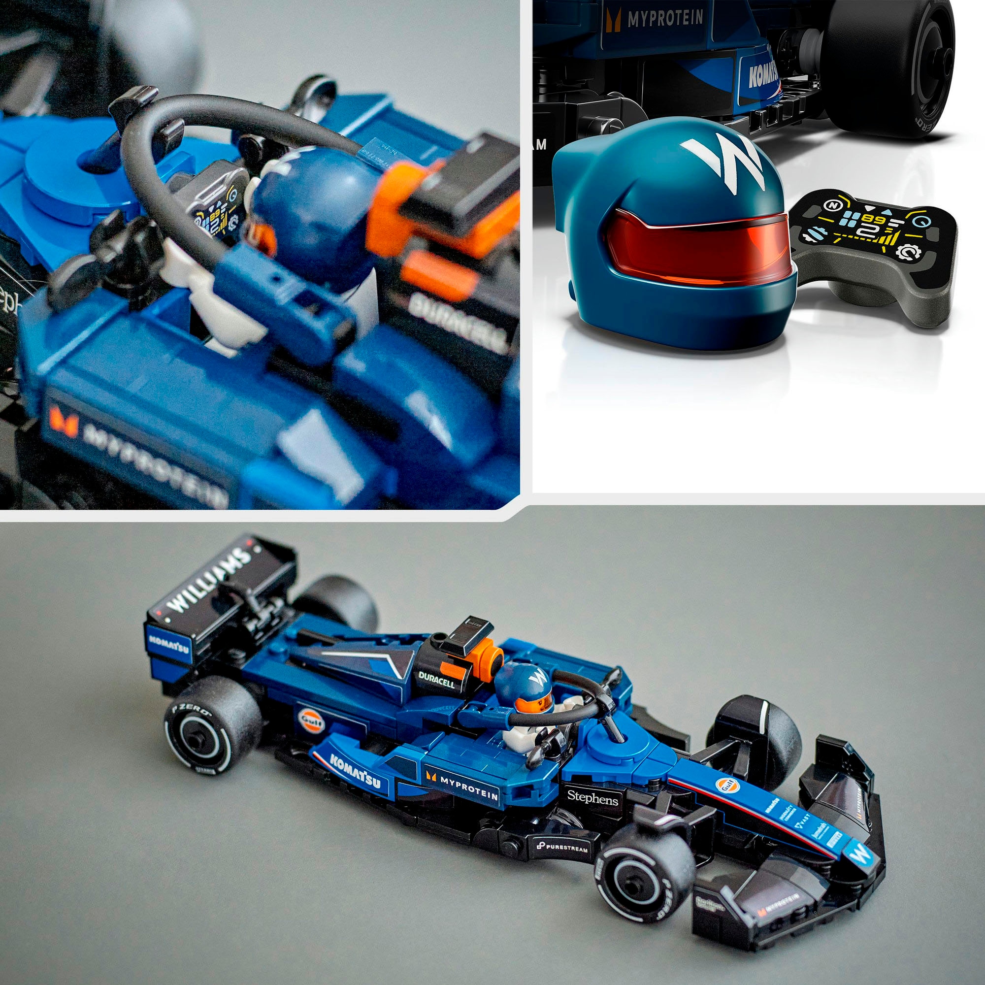 LEGO® Konstruktionsspielsteine »Williams Racing FW46 F1® Rennauto (77249), LEGO® Speed Champions« Made in Europe