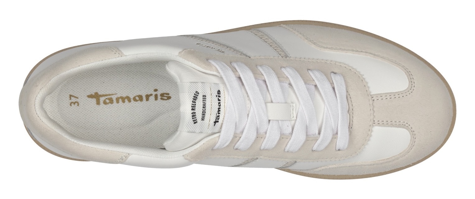 Tamaris Plateausneaker  Freizeitschuh, Halbschuh, Schnürschuh mit gepolstertem Schaftrand