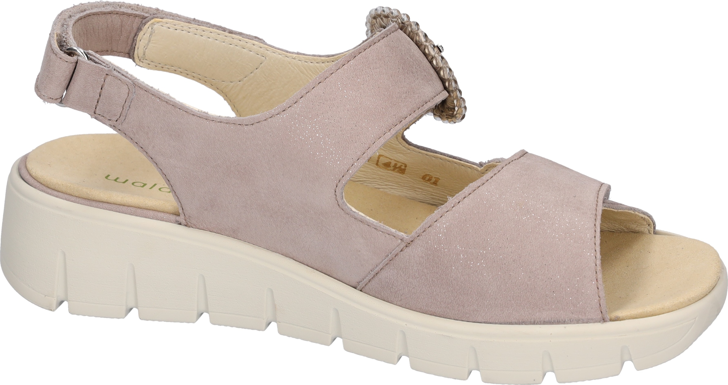 Waldläufer Sandale »K-ADEA«  chaussure d'été, sandale compensée avec fermetures velcro, largeur K