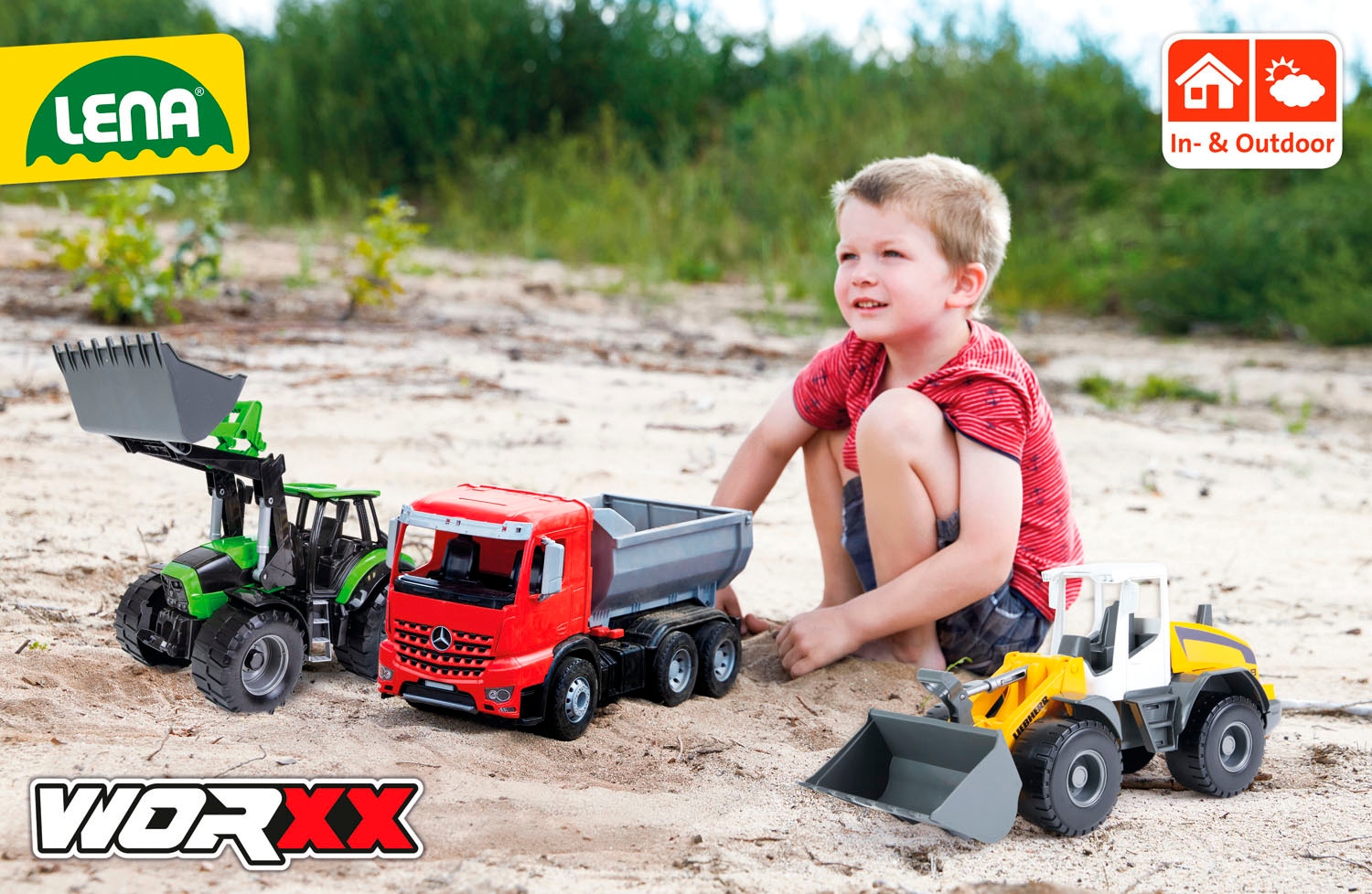 Lena® Spielzeug-Müllwagen »Worxx, Mercedes-Benz Arocs« Made in Europe