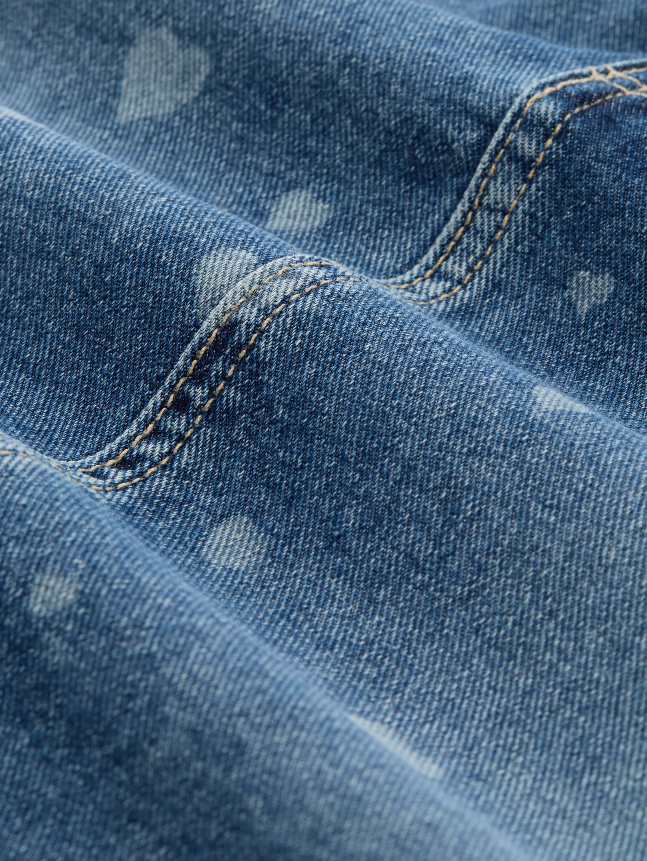 TOM TAILOR Denim Jupe en jean mit All-Over Print