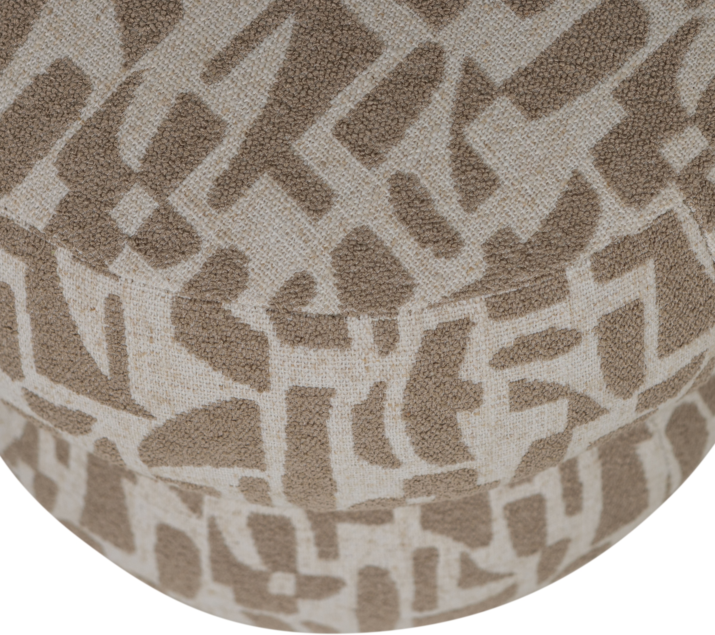 WOOOD Hocker »Anic mit Sunny-Gewebtem Bezug, B 43 x T 43 x H 40 cm« Sehr hohe Verschleissfestigkeit, pflegeleicht, montiert geliefert