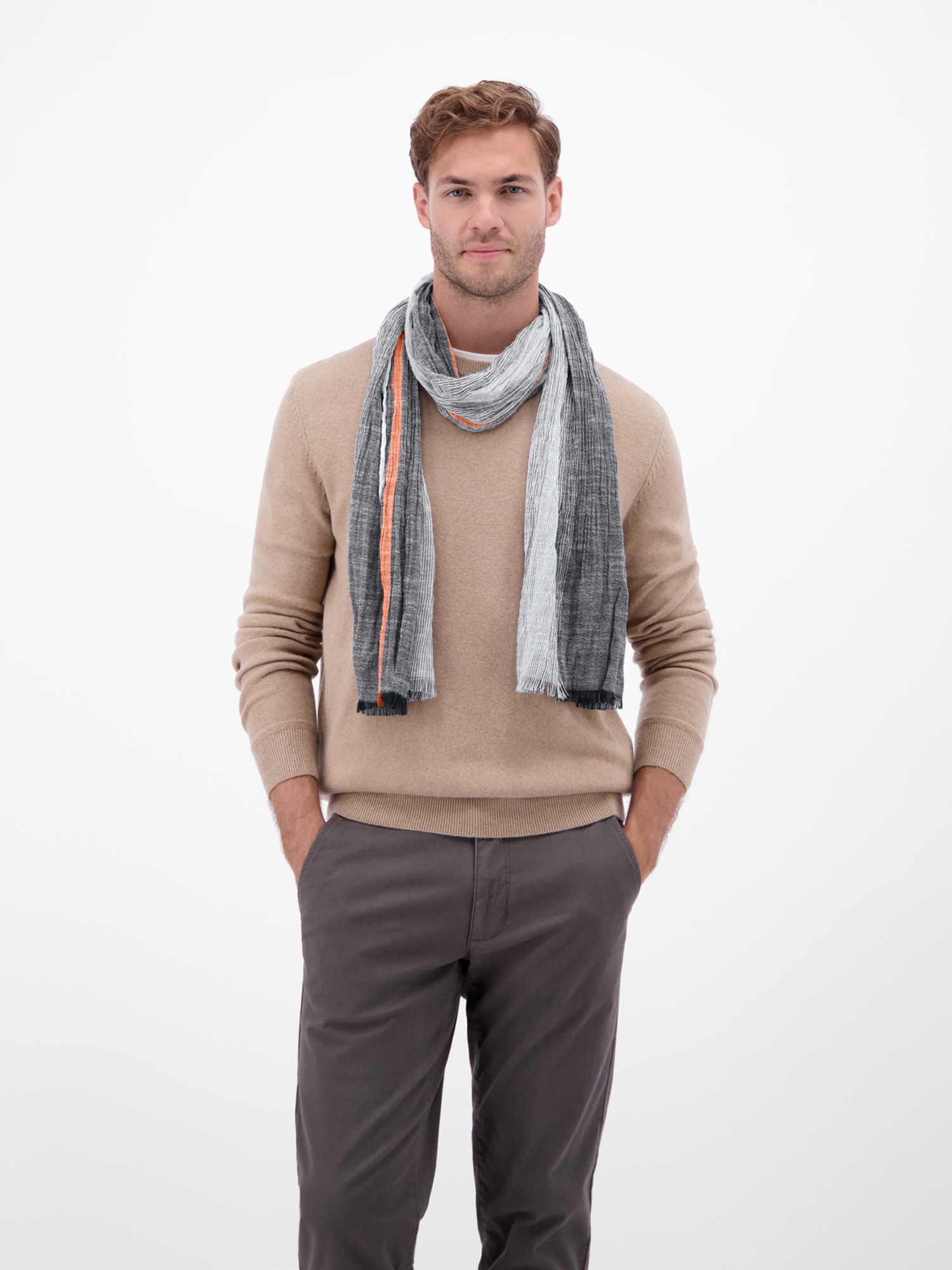 LERROS Schal »Webschal mit gestreiftem Farbverlauf«