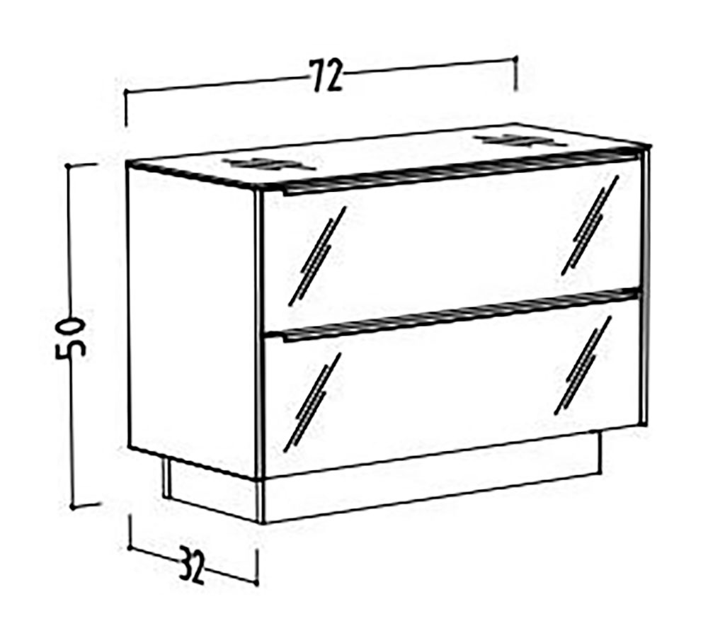 Mäusbacher Unterschrank »Nova Garderobe« Unterschrank BHT 72 x 50 x 32 cm