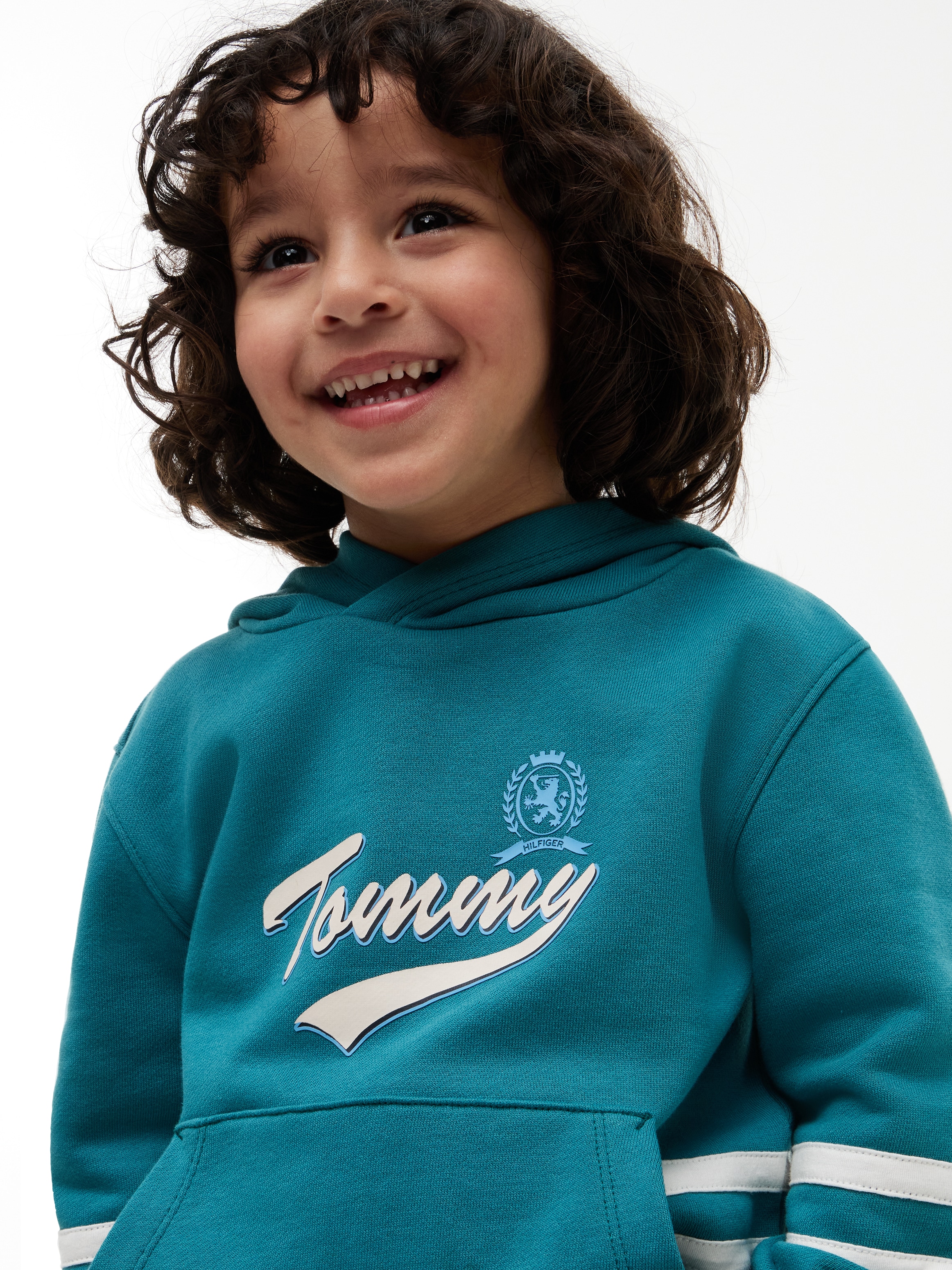 Tommy Hilfiger Sweat à capuche , Regular Fit, enfants jusqu'à 16 ans, impression Tommy
