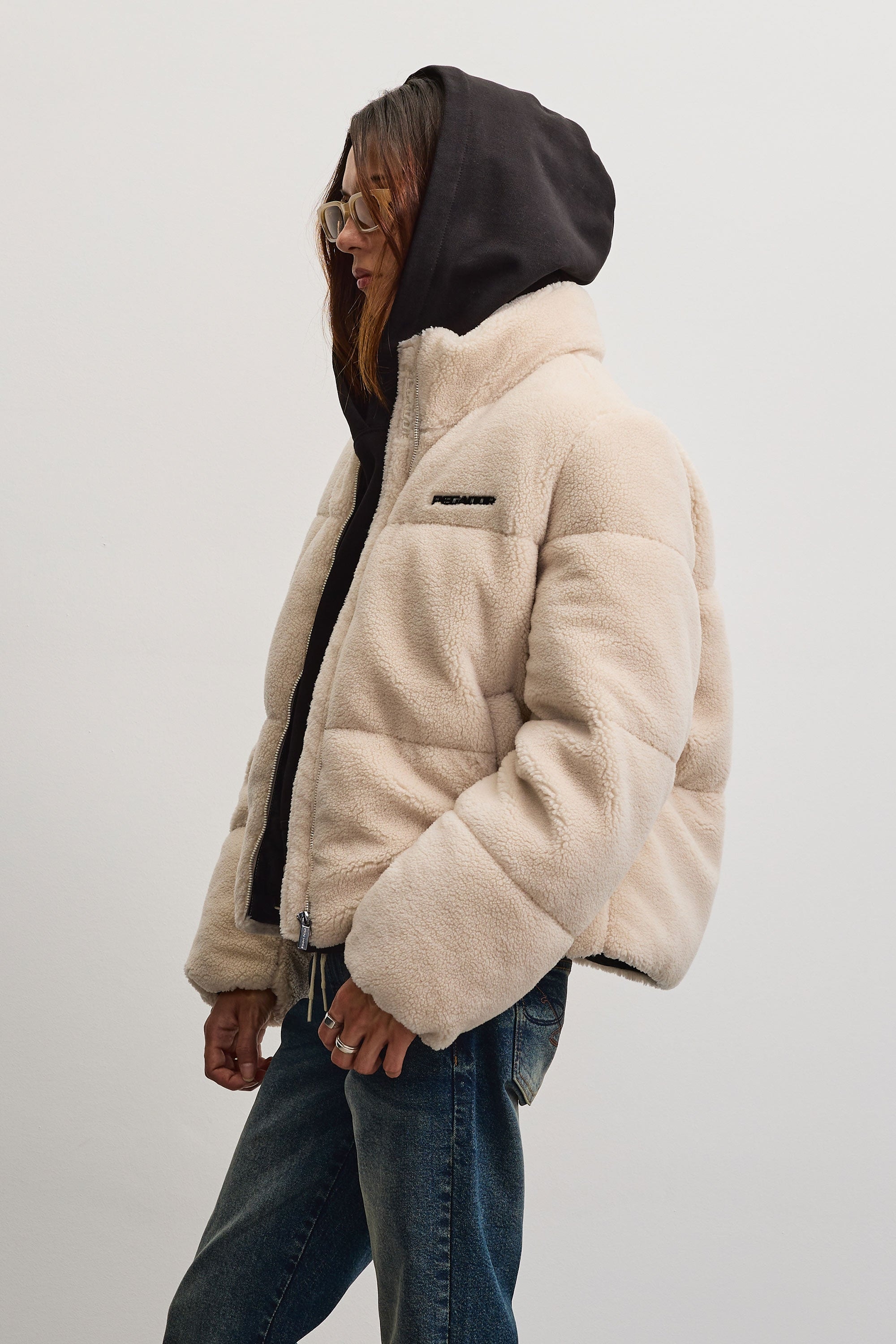 PEGADOR Veste matelassée »GEORGIA TEDDY PUFFER JACKET« Kunstfaser, regular fit