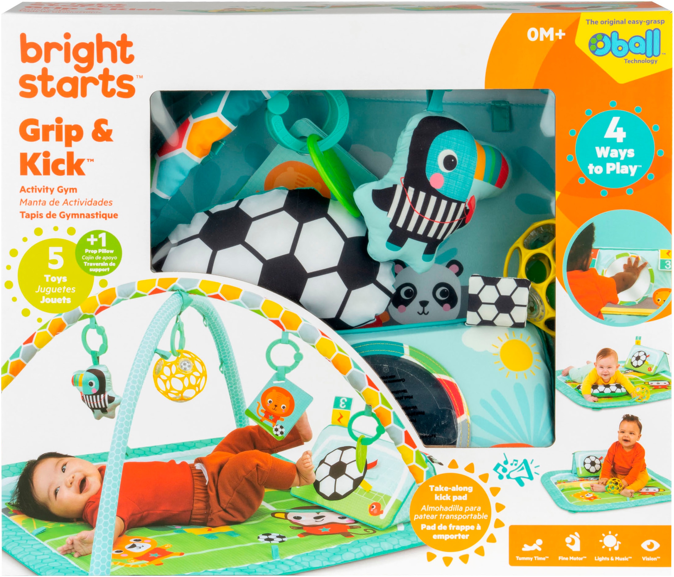 Bright Starts Spielbogen »Grip & Kick Activity Gym« mit Licht- und Soundeffekt