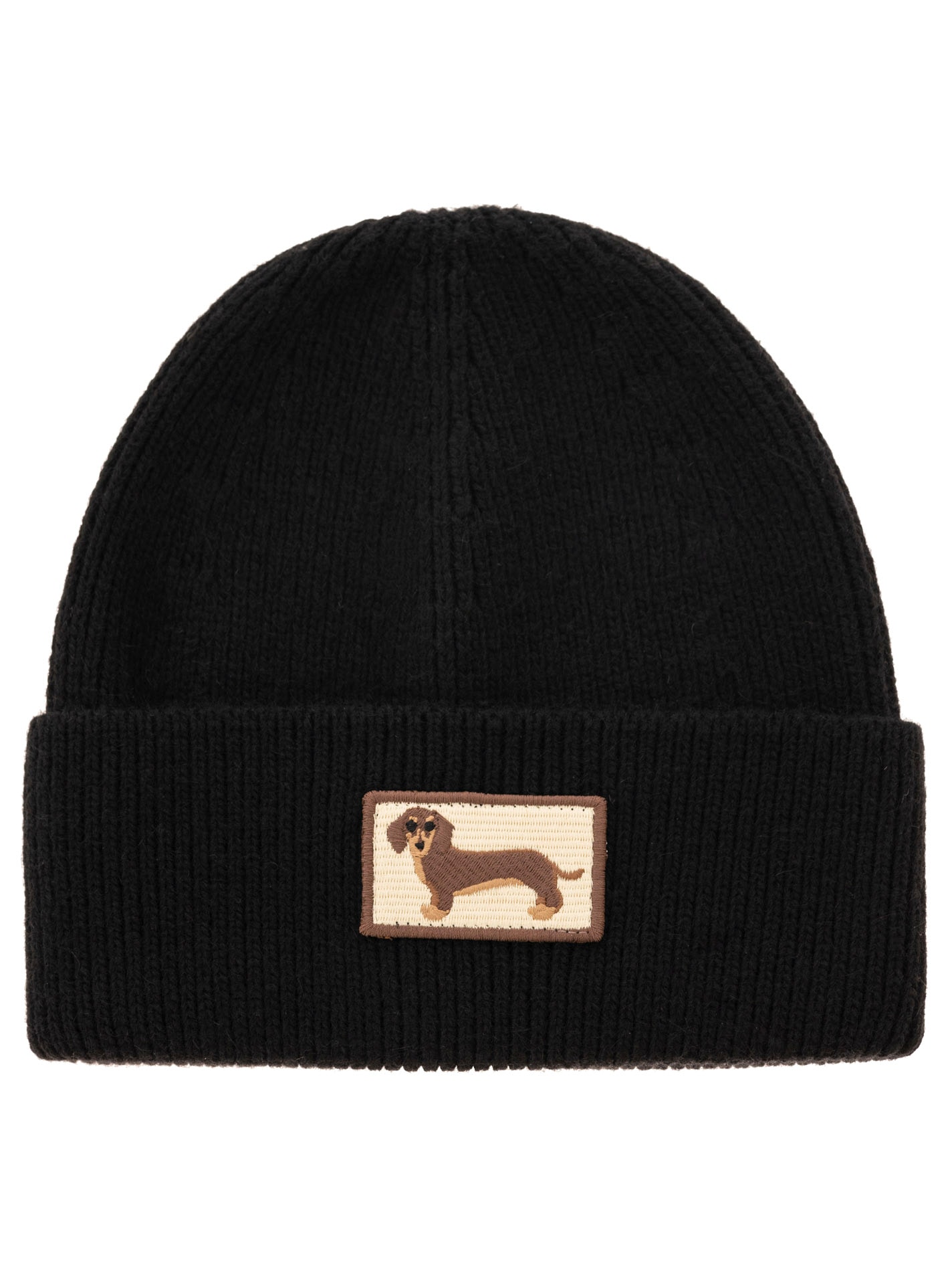 Zwillingsherz Beanie »"Dog Patch"« mit süssem Dackelmotiv und Wollanteil