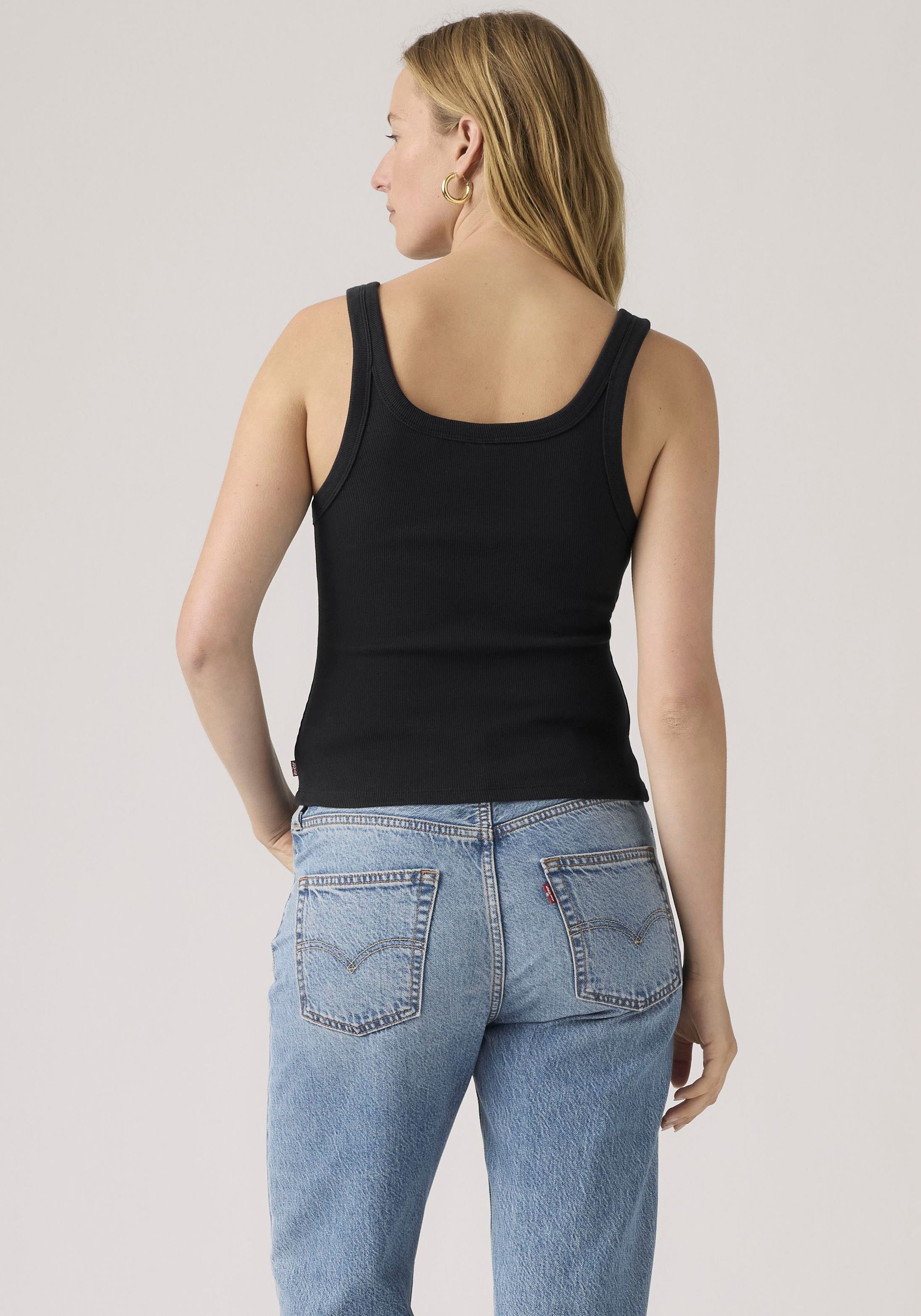 Levi's® Débardeur à côtes »ESSENTIAL RIBBED TANK« avec encolure carrée