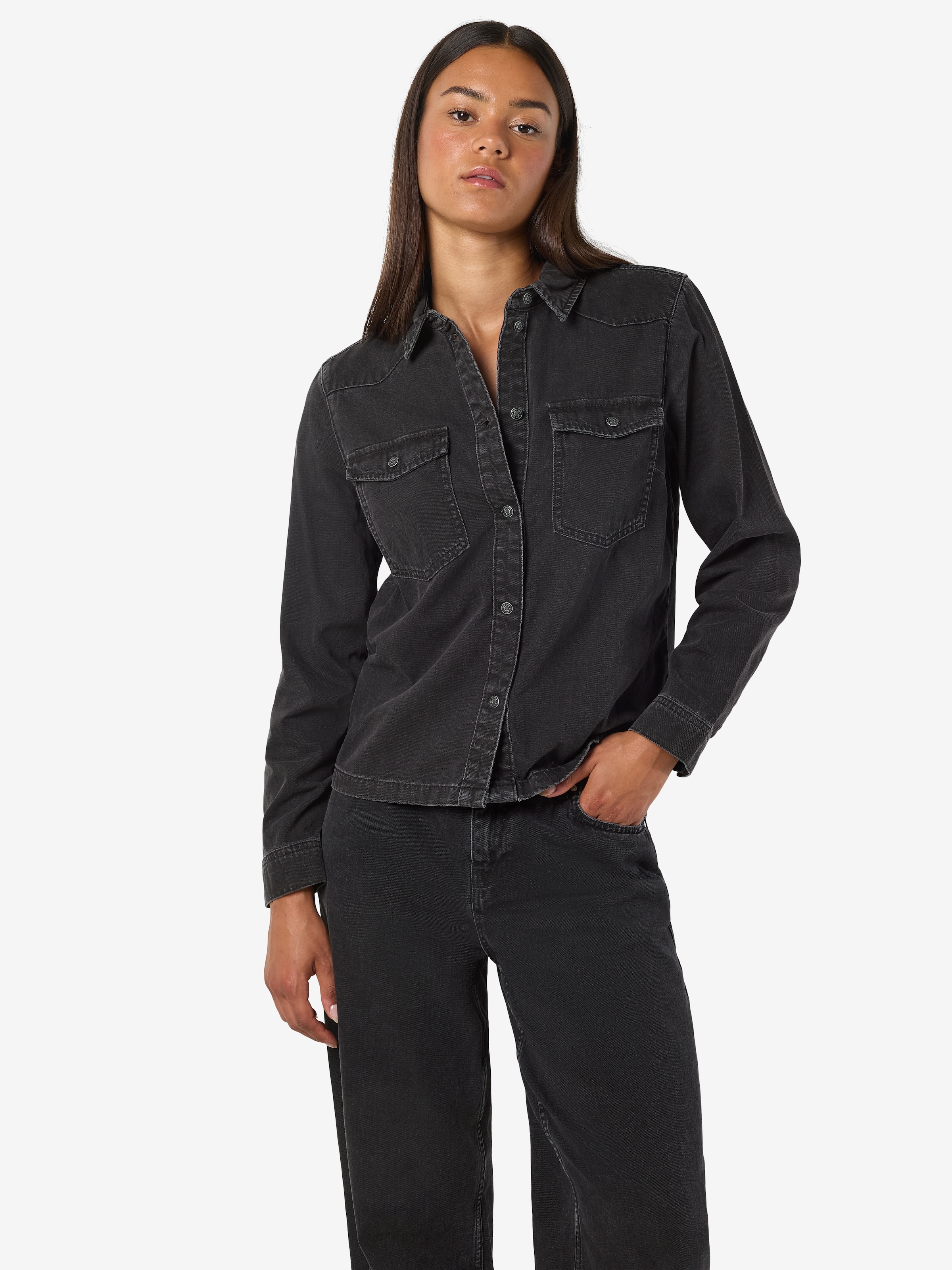 Noisy may Jeansbluse »NMNEW SIGNE L/S DENIM SHIRT VI001BL NOOS«