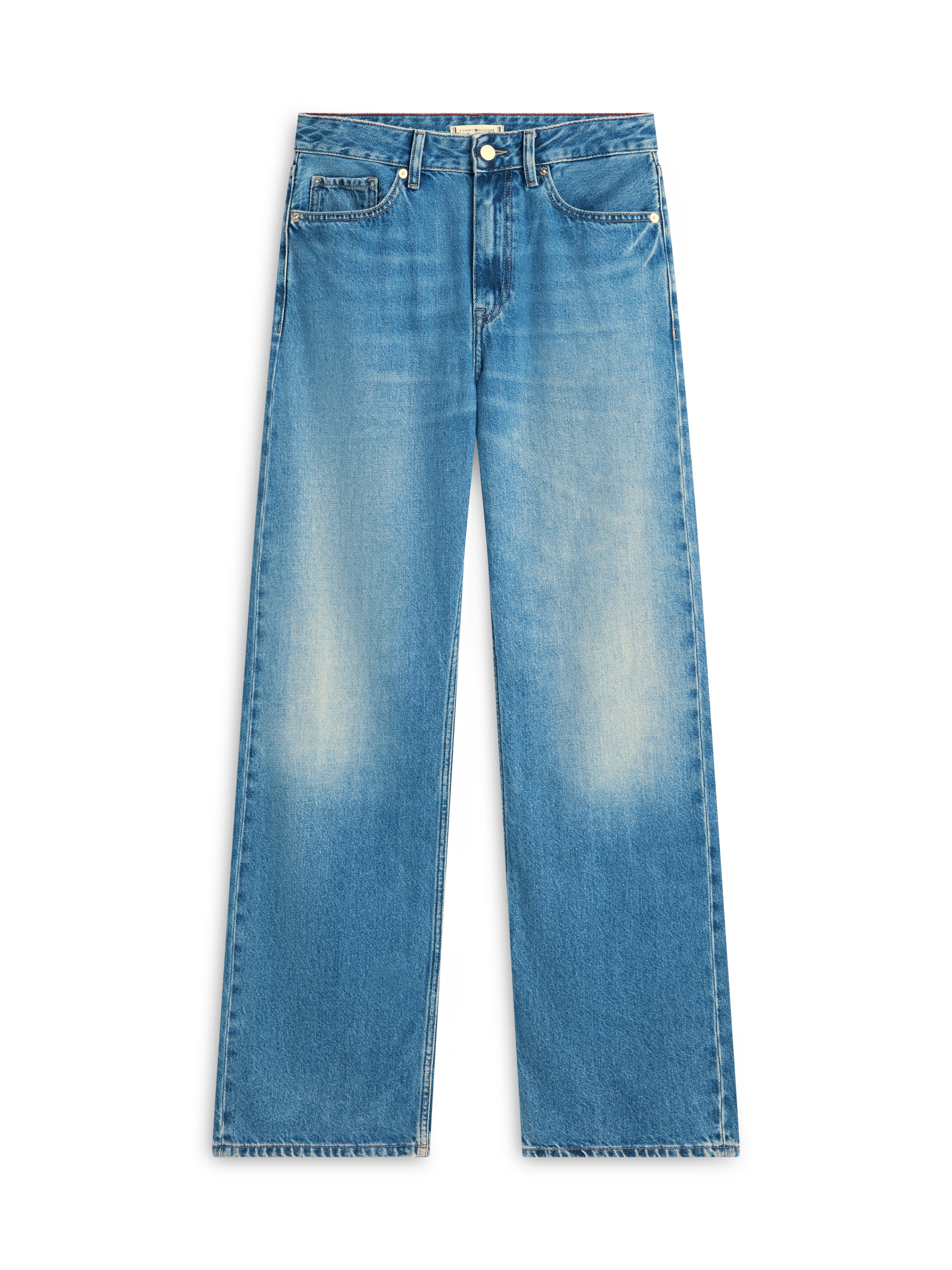 Tommy Hilfiger Jeans droit mit dezenter Logostickerei