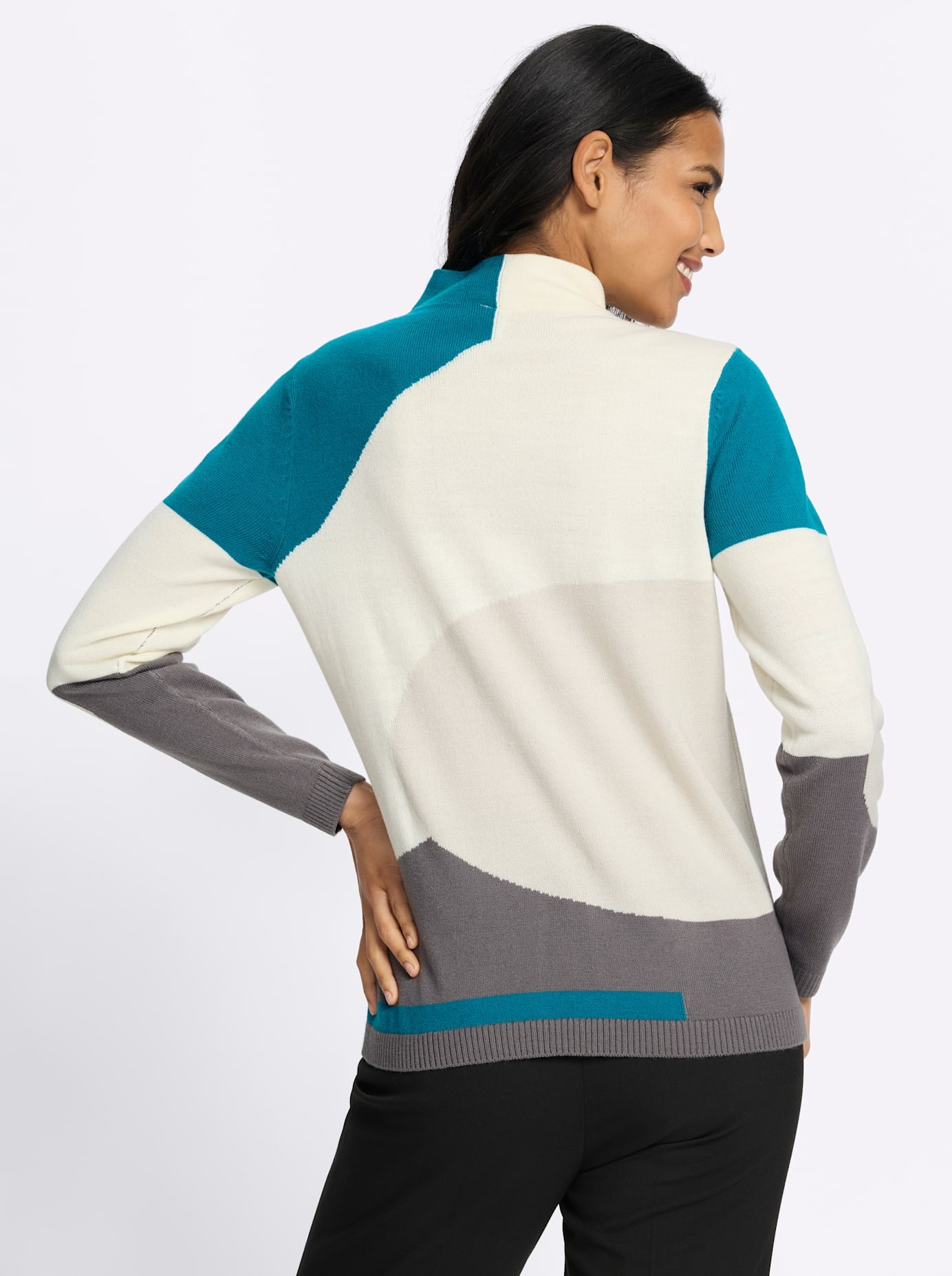 Classic Basics Pull à col montant »Stehkragen-Pullover«