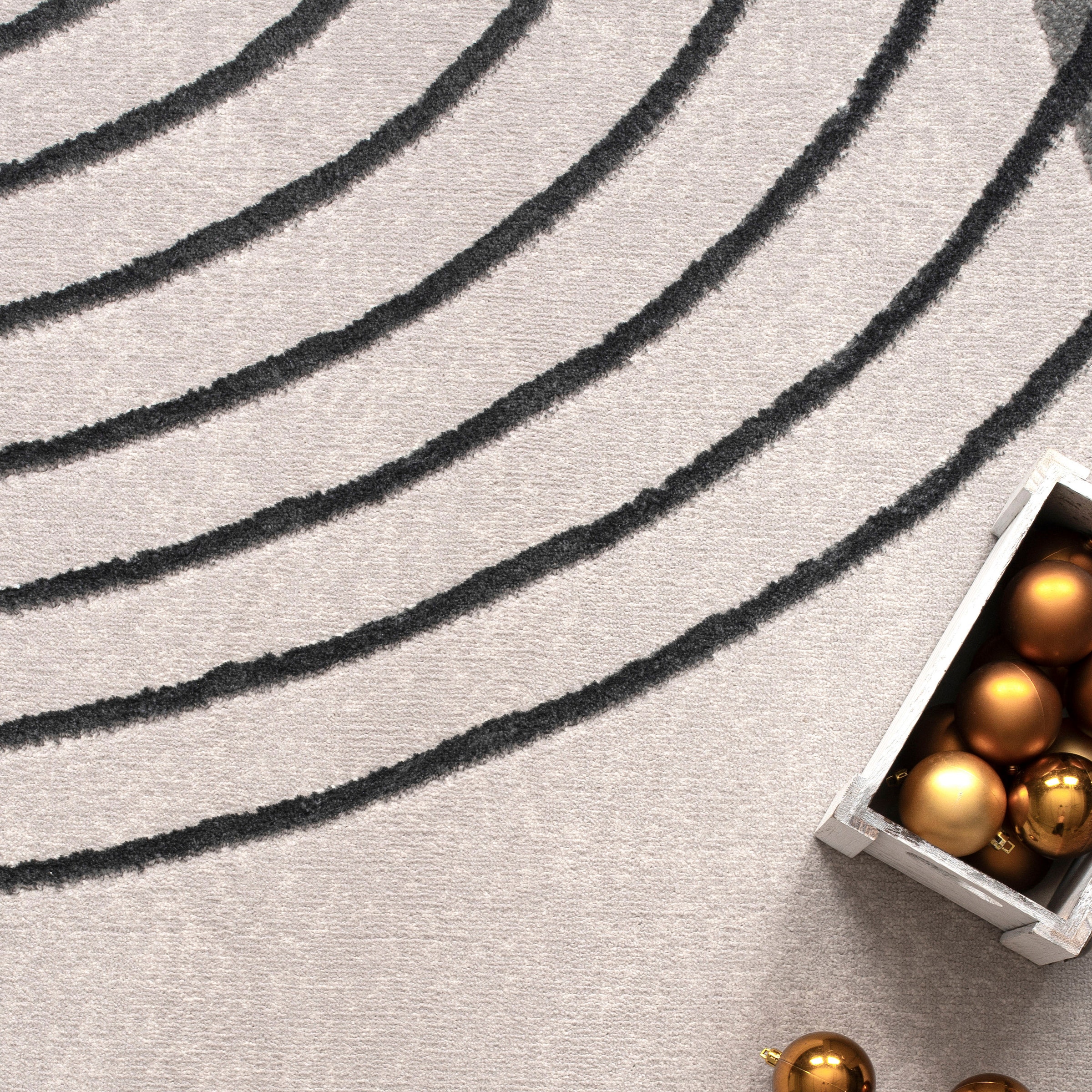 Paco Home Tapis »Tuana 216« Rectangulaire 15 mm Höhe Kurzflor, modernes Design, Regenbogen, Hoch-Tief Struktur, Scandi-Look