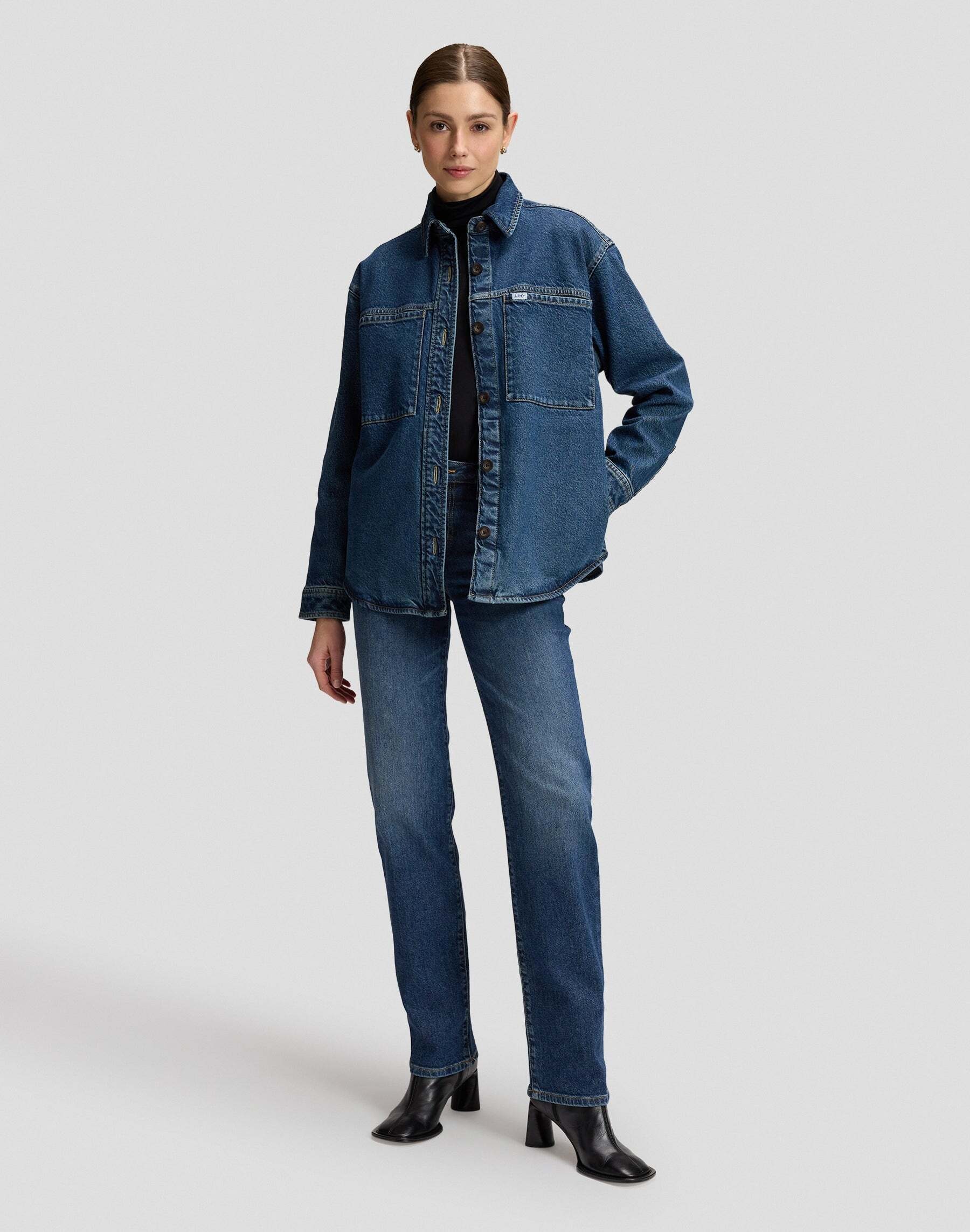 Lee® Blouse en jean »Lee Jeanshemd Relaxed Utility«