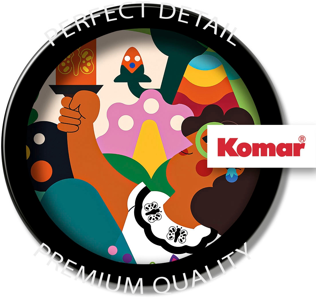 Komar Autocollant mural »selbstklebendes Vlies - Encanto Miracle Candle - Grösse 125 x 125 cm« rund und selbstklebend