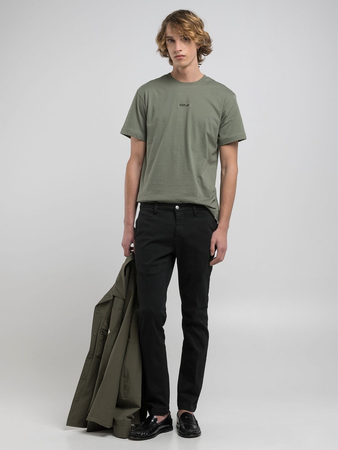 Replay Chinohose »ZEUMAR«  Slim Fit