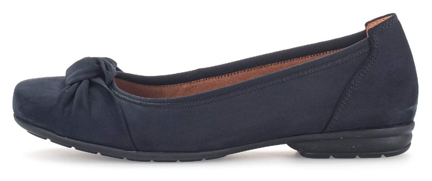 Gabor Ballerine »FLORENZ«  Business Schuhe, Slipper mit modischem Knoten, Weite G
