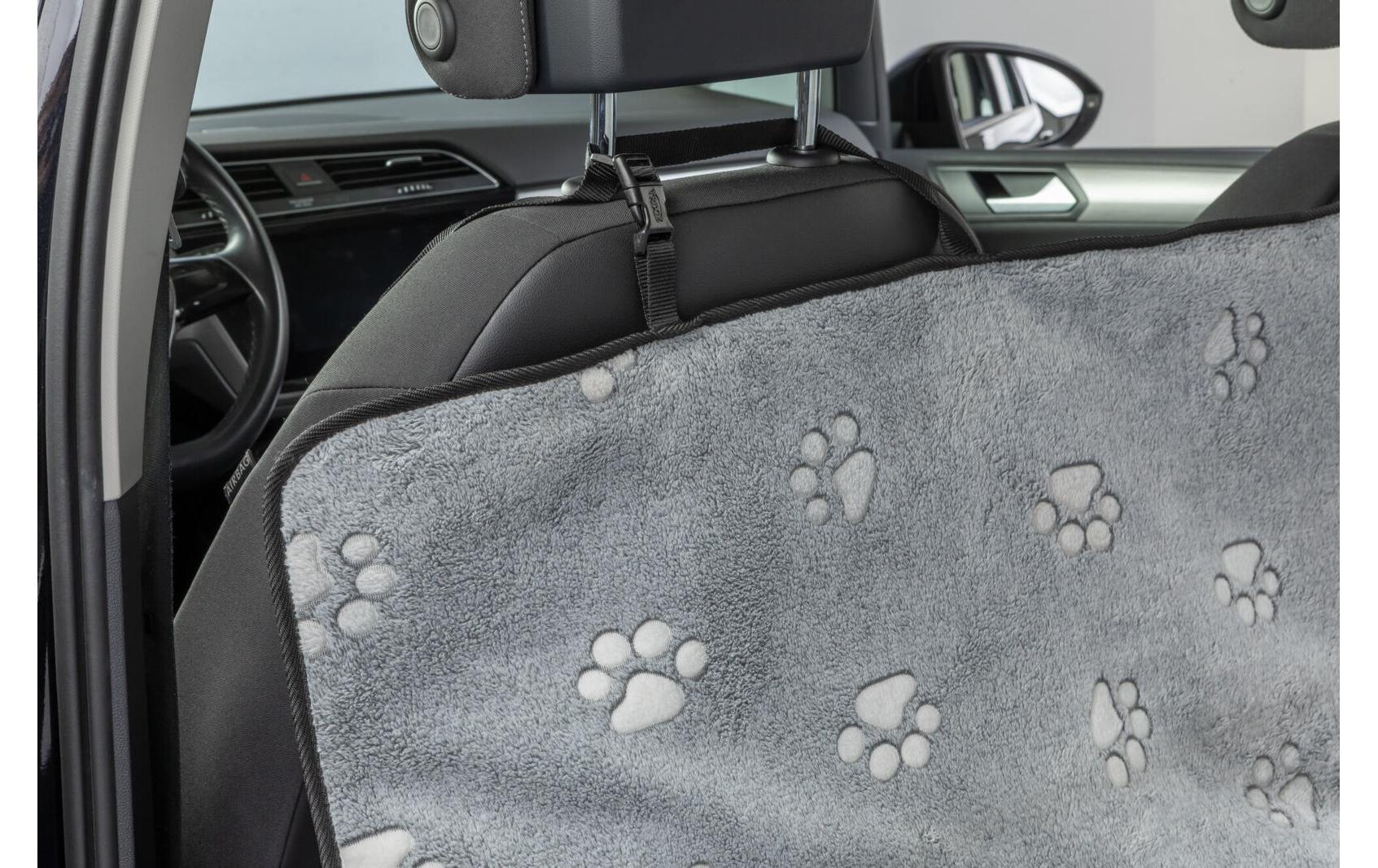 TRIXIE Autositzauflage »Fleece Pfotenmuster«