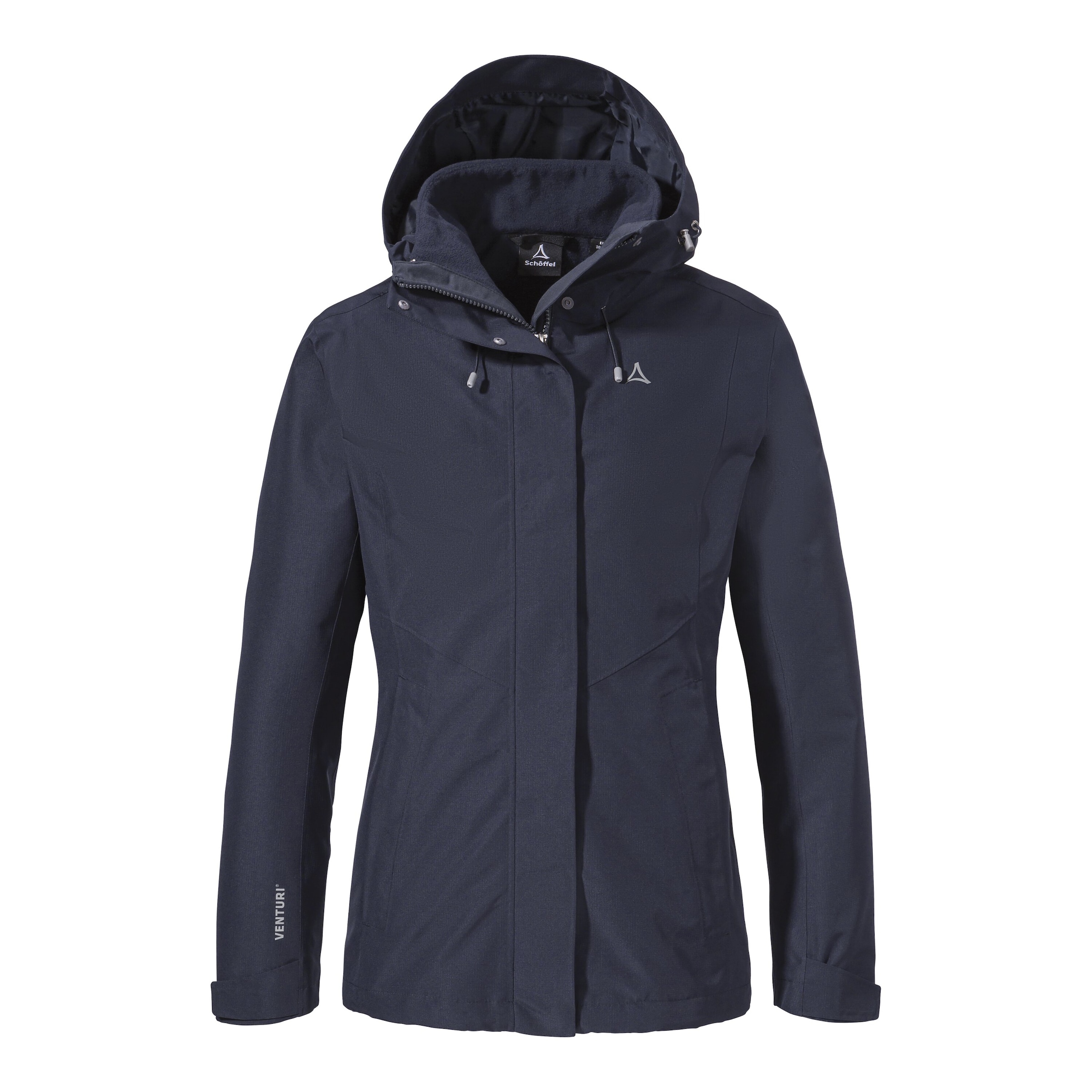 Schöffel Veste fonctionnelle 3 en 1 »3in1 Jacket Style Okere WMS« Ensemble, 2 cuis tlg. avec capuche avec veste polaire zippée amovible, col montant, respirant,