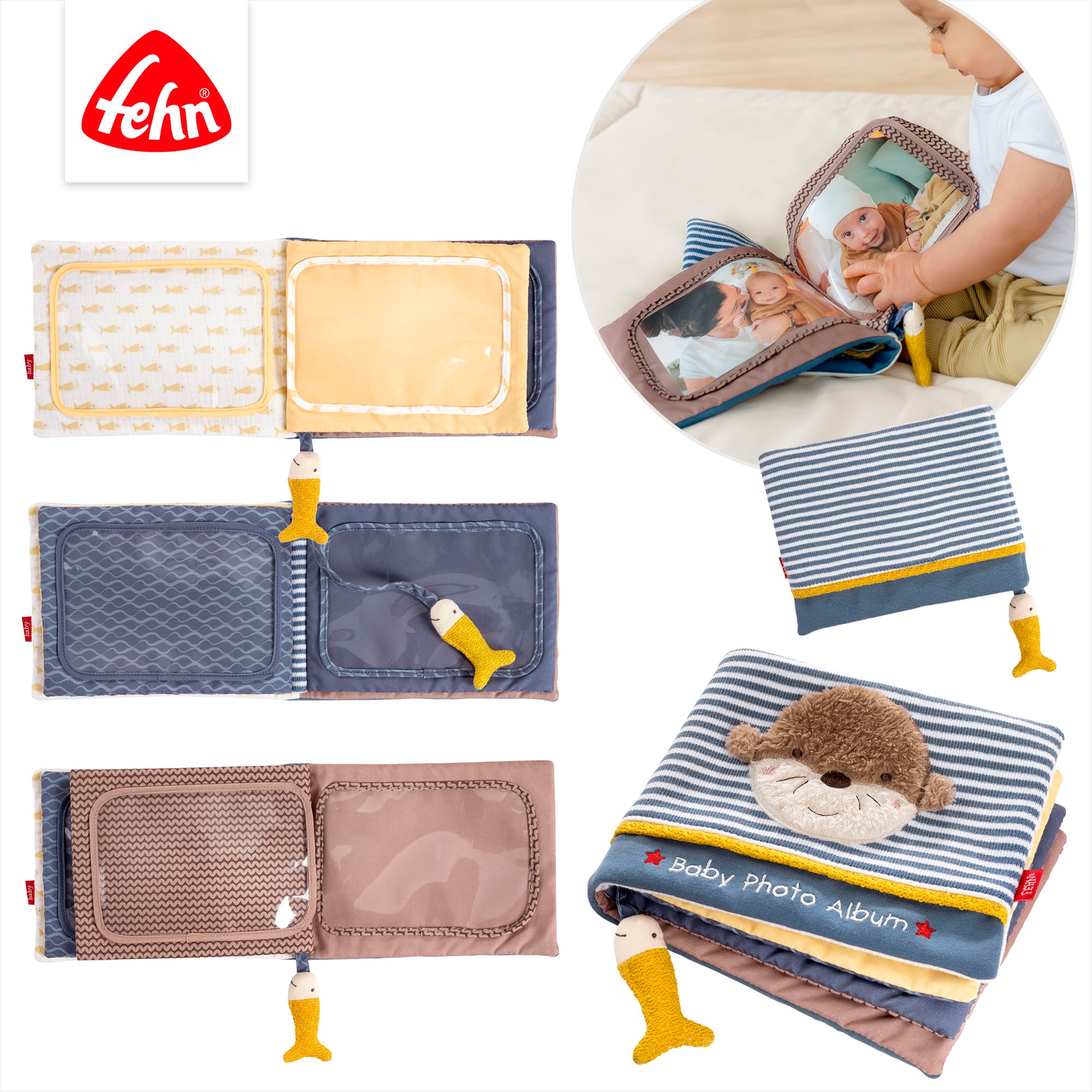 Fehn Greifspielzeug »Otter Theo, Fotoalbum Otter«