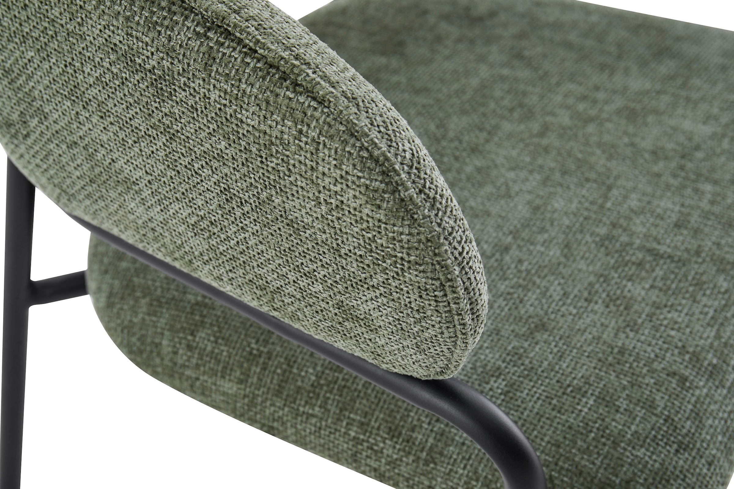 byLIVING Esszimmerstuhl »Curve« (Set) 2 Stk.moderner Stoff Stuhl mit gemütlichem Sitzkomfort, verschiedene Farben.