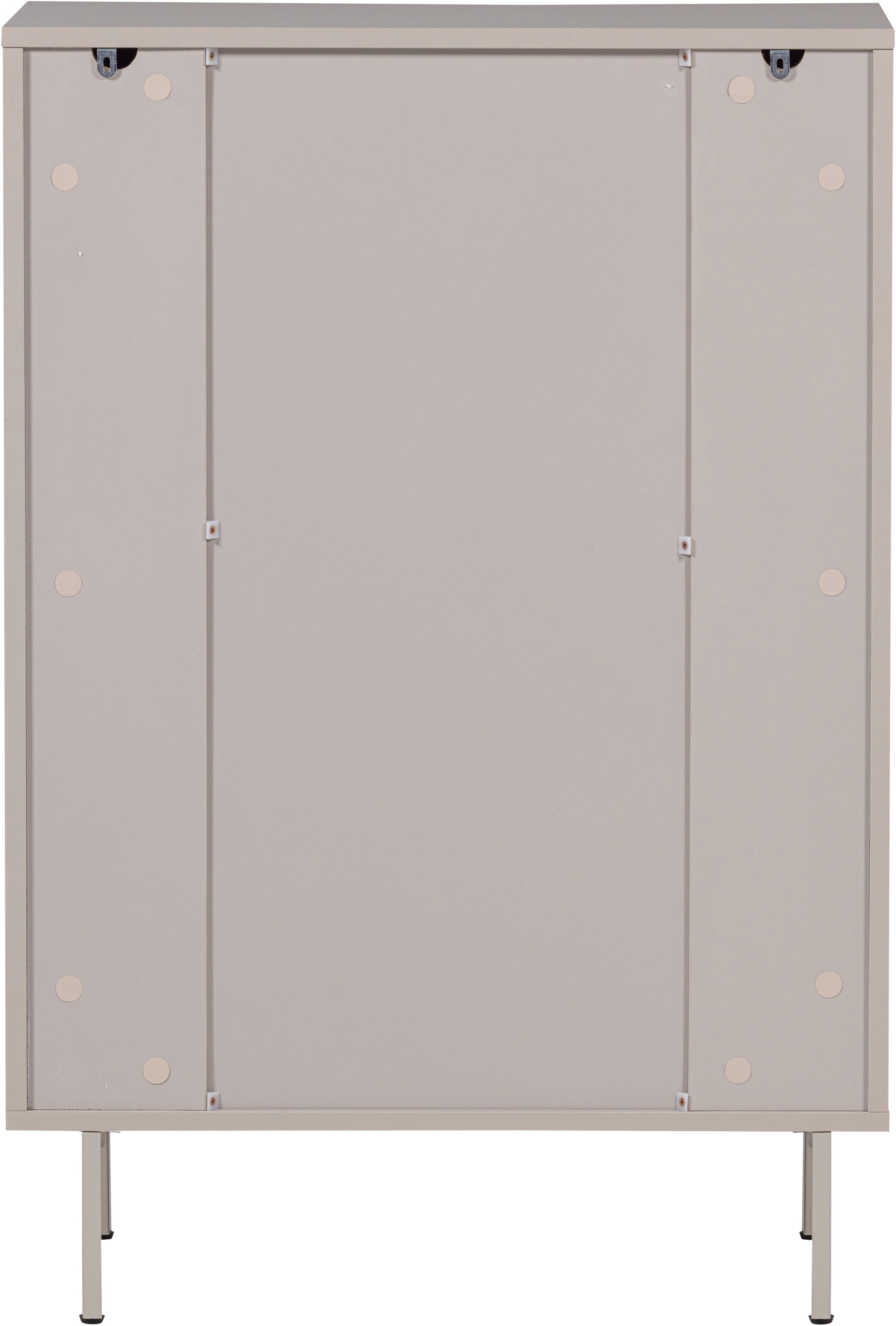 WOOOD Sideboard »Tours mit Melamin-MDF und sichtbare Maserung B 70 x T 42 x H 102 cm« Tragkraft Deckplatte 50 kg, kratz- und hitzebeständige Oberfläche