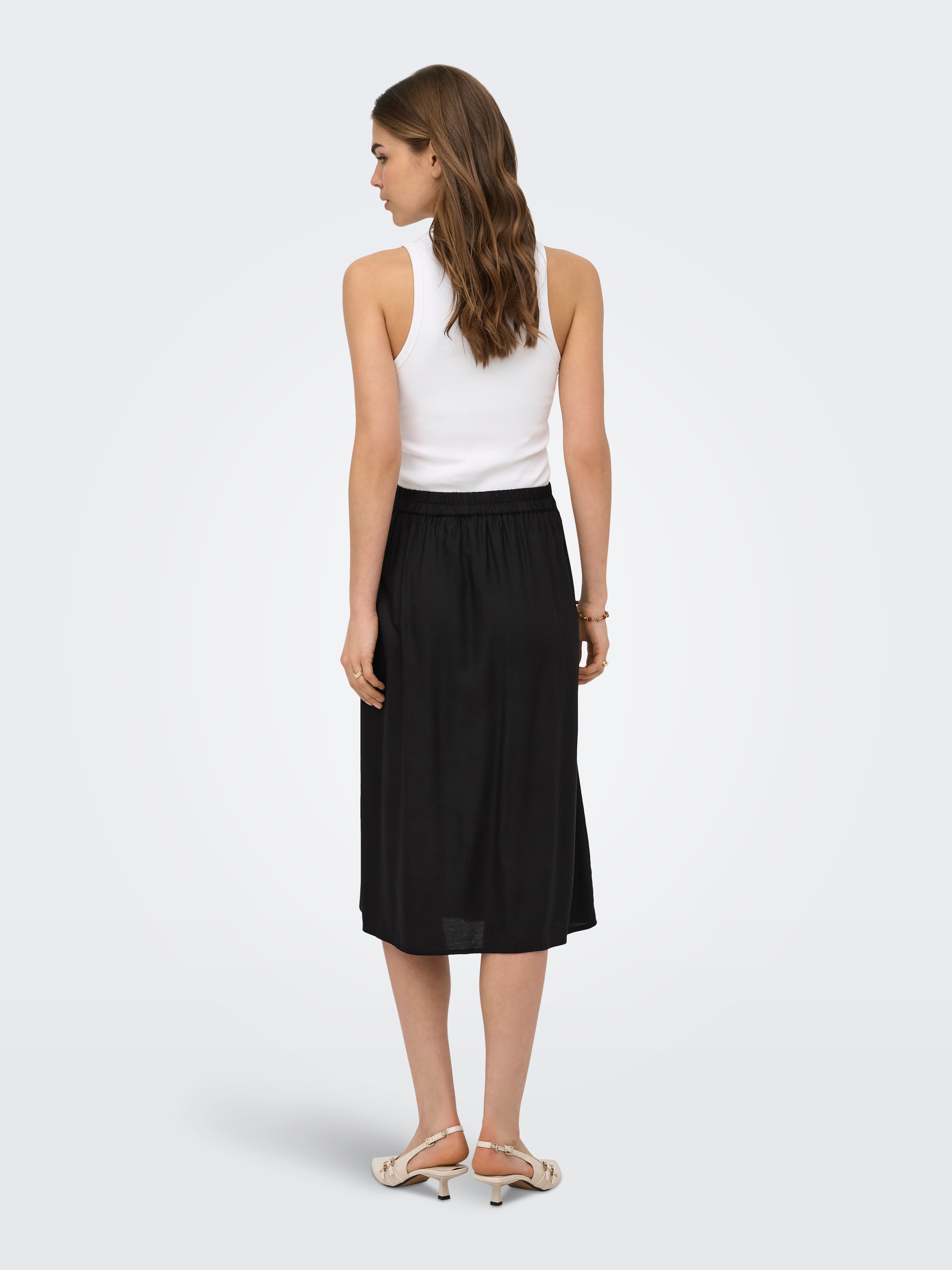 ONLY Jupe d'été »ONLMILANO AOP LIFE LONG SKIRT WVN NOOS« viscose