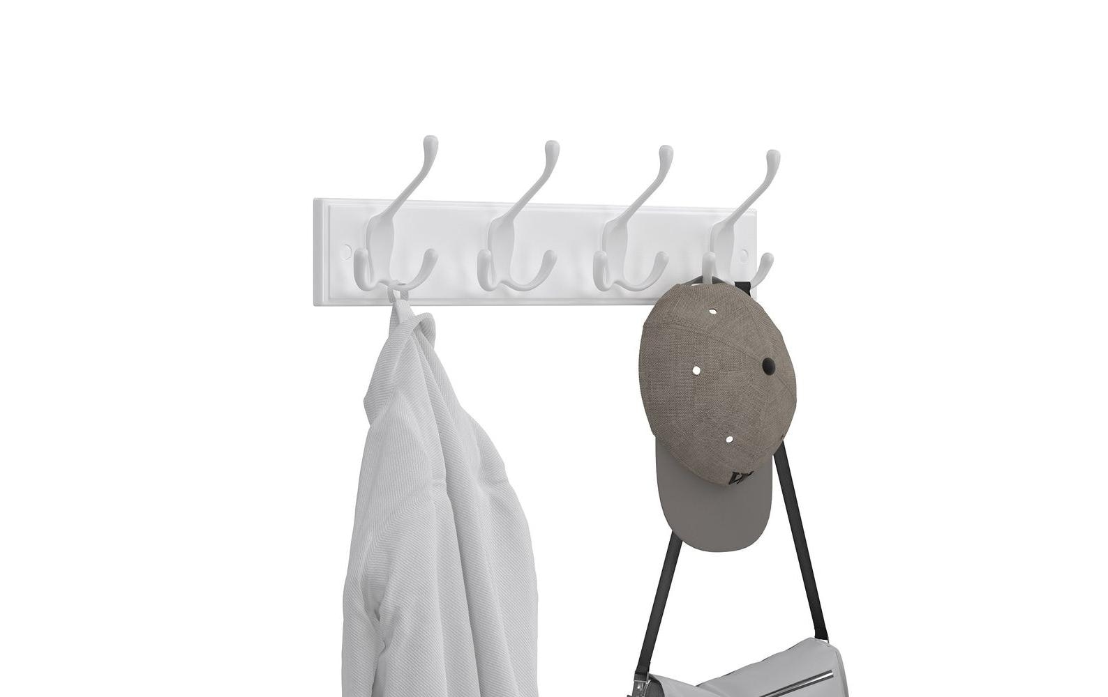 SONGMICS Crochet mural »mit 4 Haken 40 cm x 11 cm«