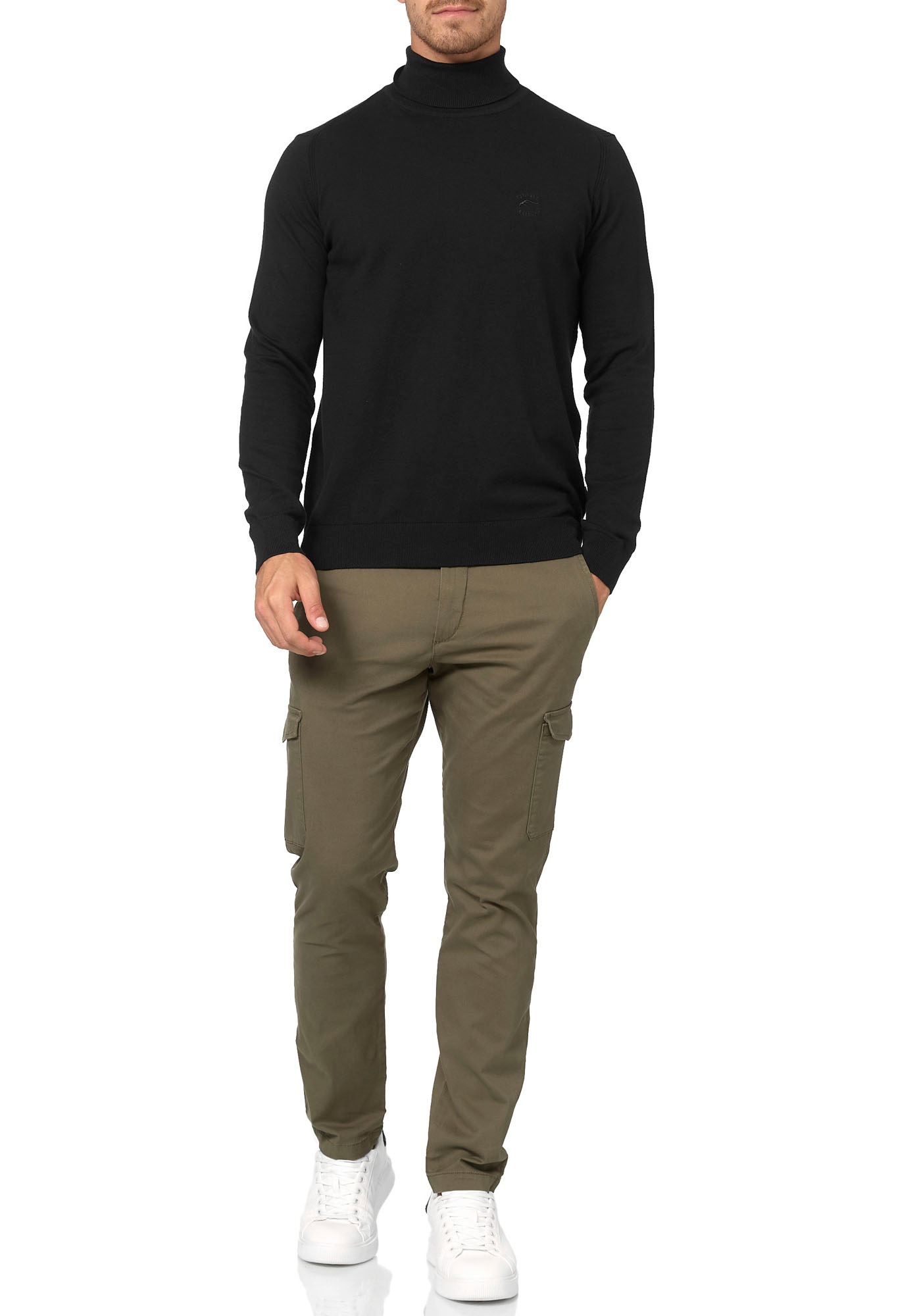 Indicode Pull à col roulé »Van Paul«