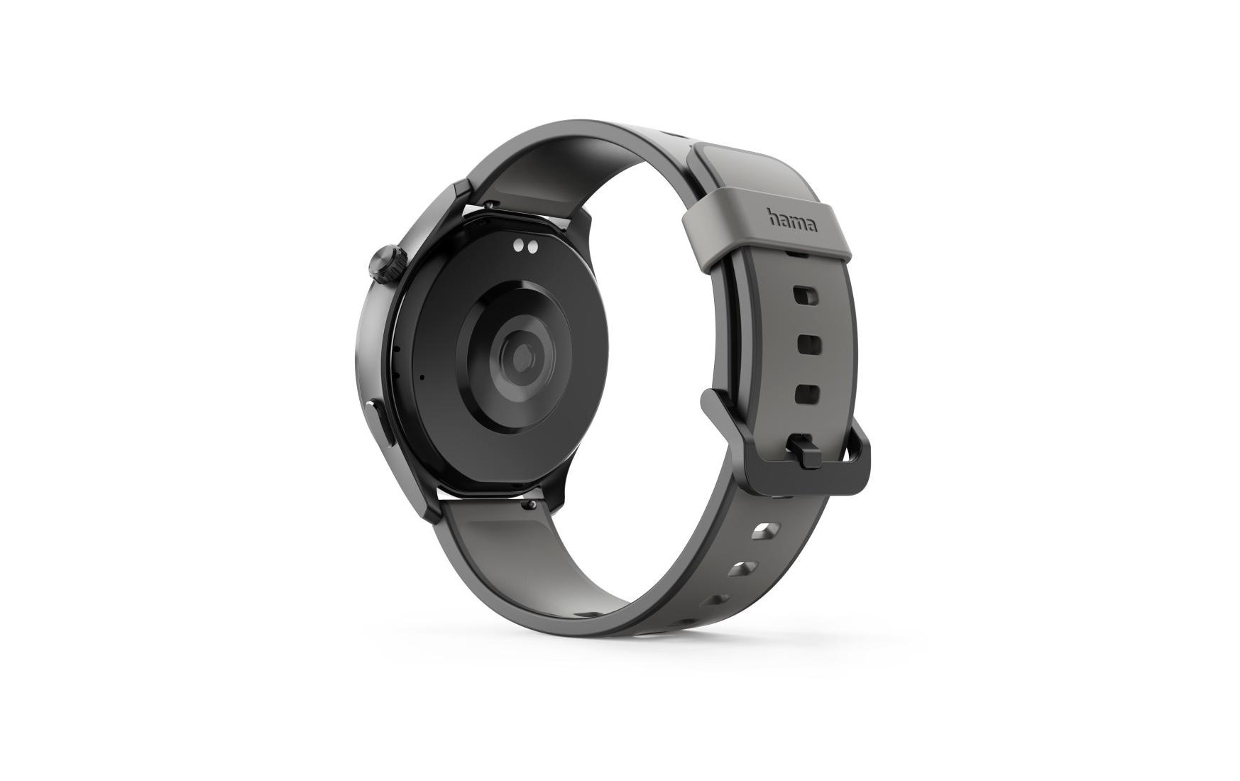 Hama Smartwatch »Smartwatch m. GPS (1,43", Musikspeicher, Telefonfunktion, wasserdicht)«(/ 1,43 ″)